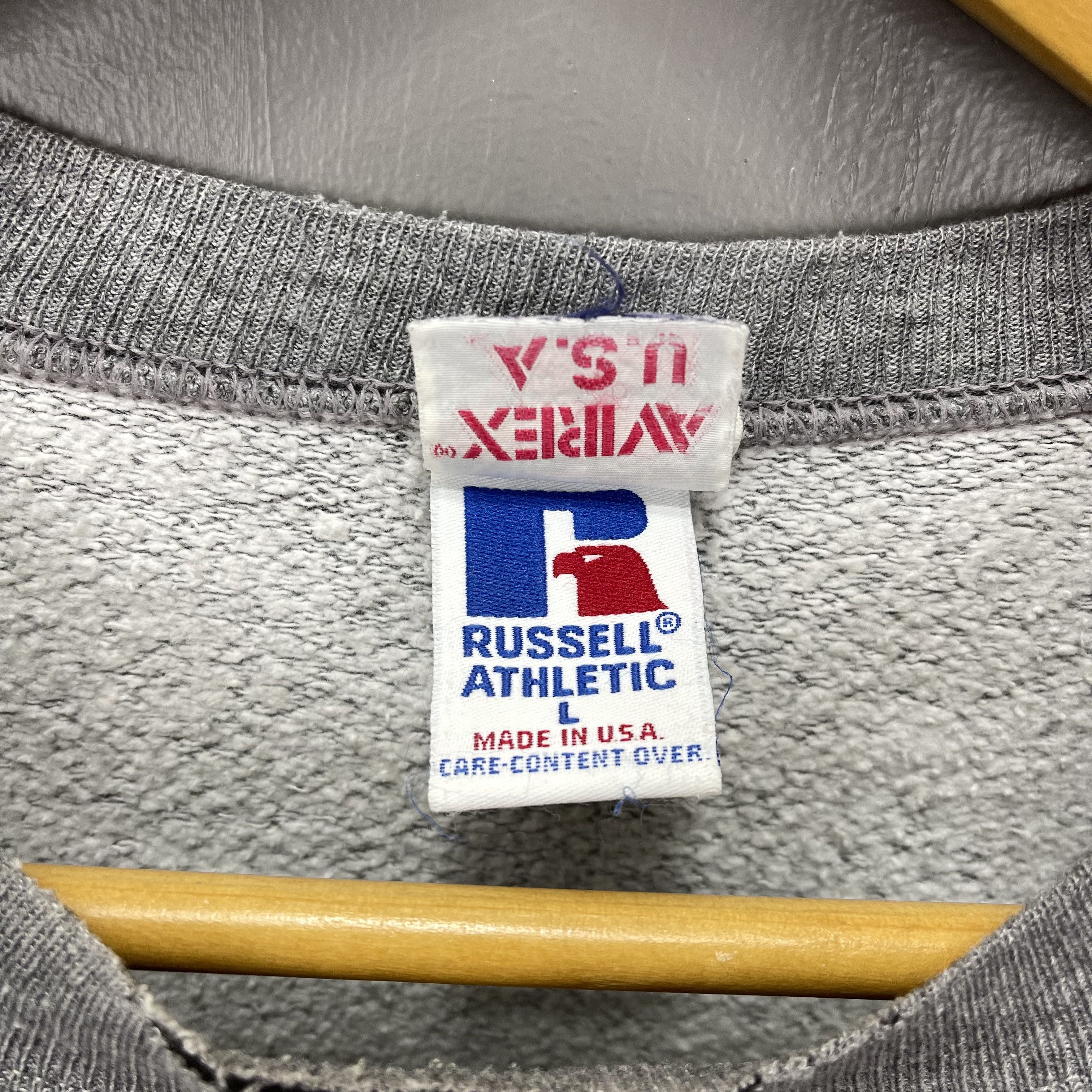 Avirex 80s Vintage AVIREX x RUSSELL Crew Neck Sweatshirt #1190/AP Size US L / EU 52-54 / 3 - 8 Thumbnail
