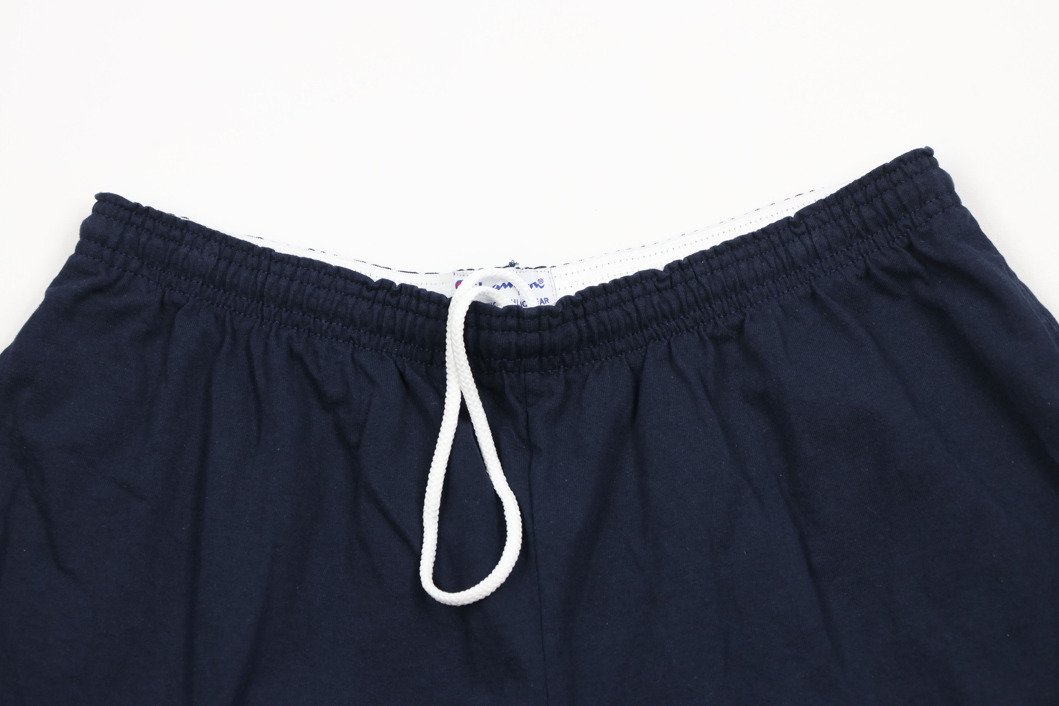 Champion × Vintage Vintage Champion Classic Logo Above Knee Shorts Blue Cotton Size US 34 / EU 50 - 2 Thumbnail