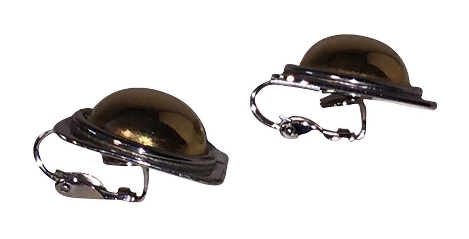 Givenchy Givenchy Modernist Two Tone Dome Stud Earrings Size ONE SIZE - 3 Thumbnail