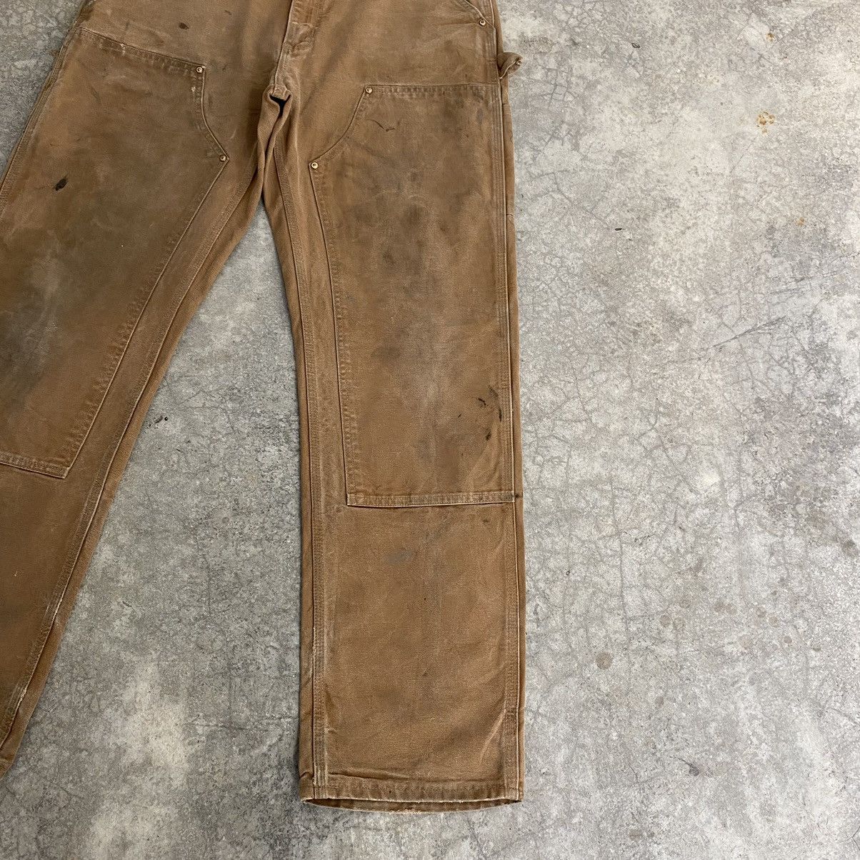Carhartt Vintage Carhartt Double Knee Tan Dirty Carpenter Pants Size US 33 - 6 Thumbnail