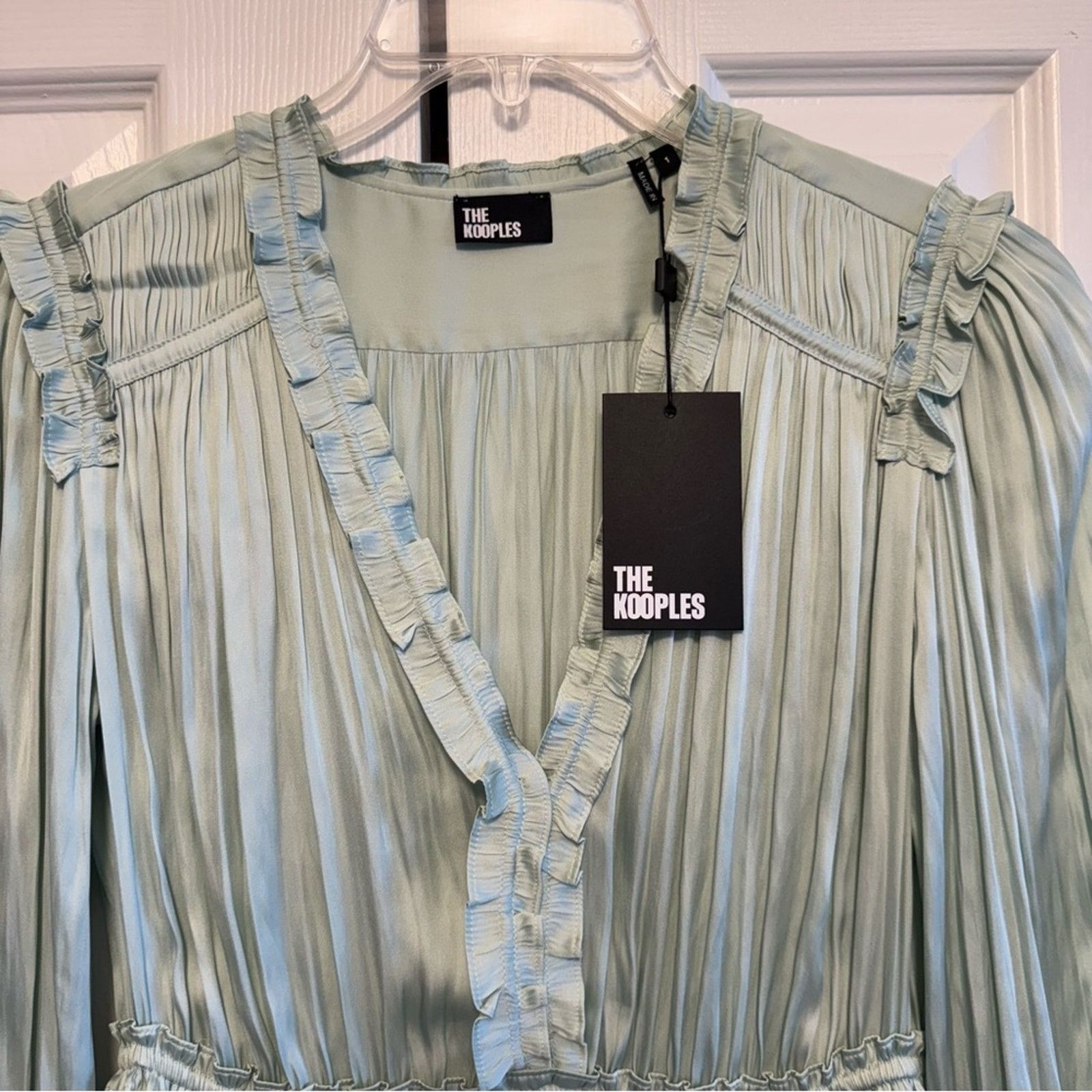 The Kooples NWT! The Kooples Elegant Mint Green Women's Dress, Size 1 Size S / US 4 / IT 40 - 6 Thumbnail