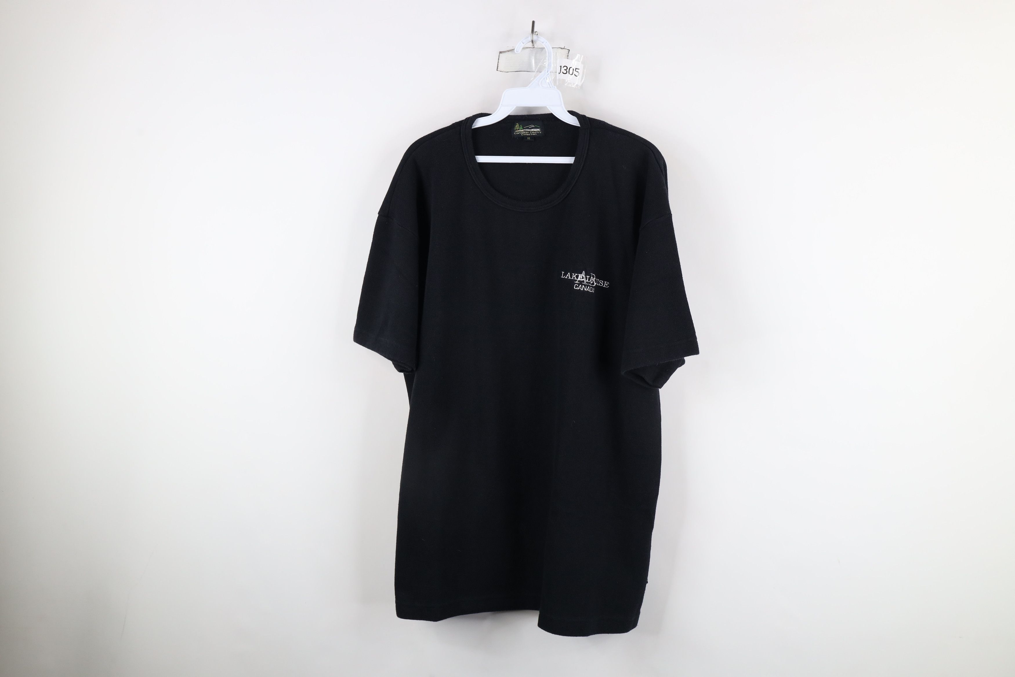Vintage Vintage 90s Streetwear Canada Thermal Waffle Knit T-Shirt Size US XL / EU 56 / 4 - 1 Thumbnail