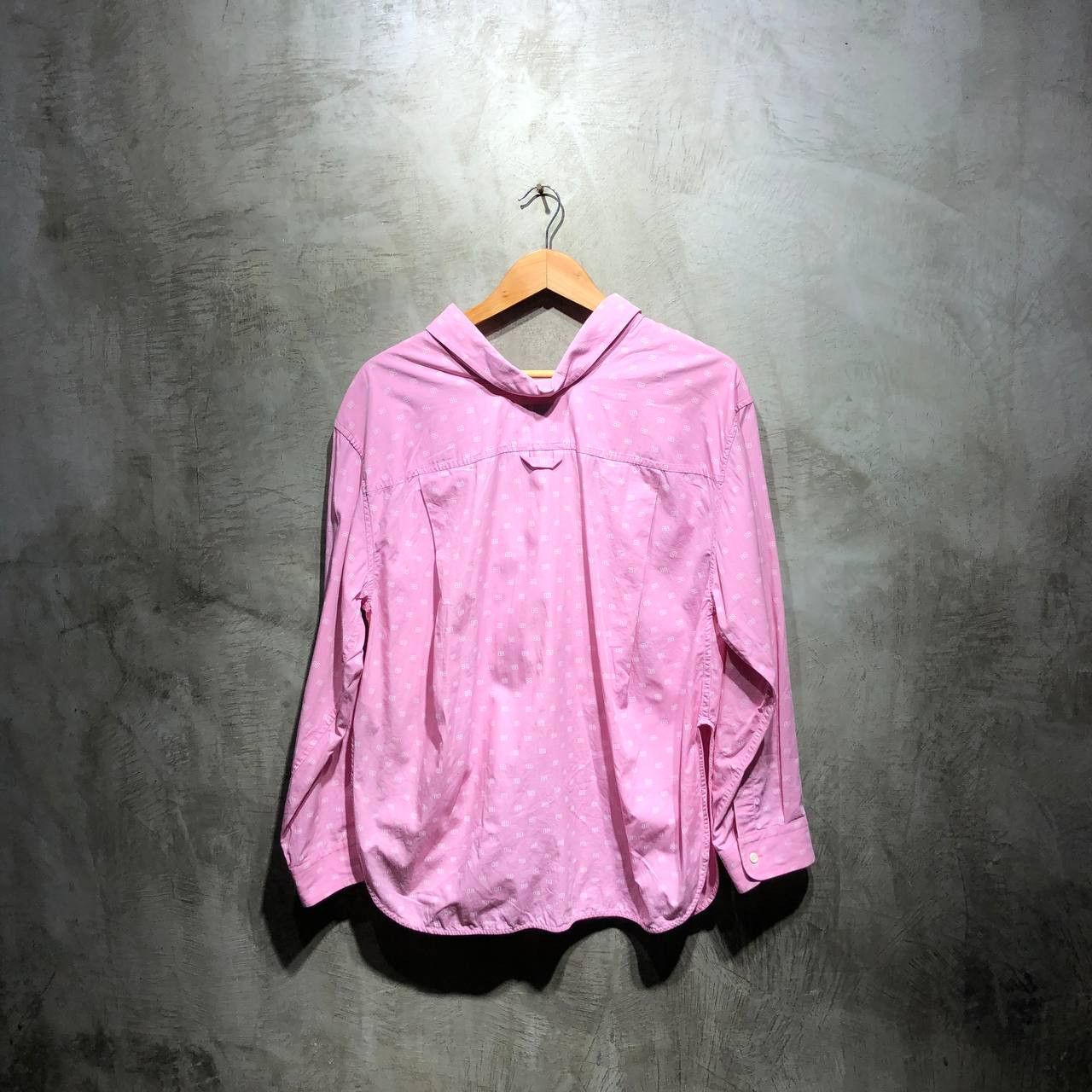 Balenciaga Balenciaga BB logo all over print poplin shirt Size L / US 10 / IT 46 - 2 Thumbnail