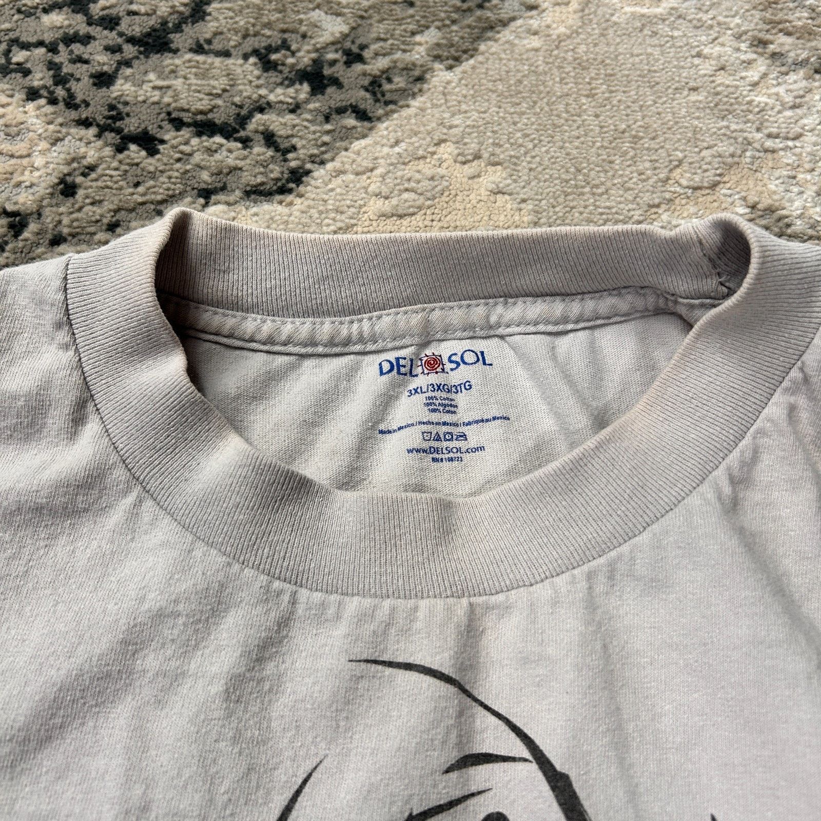 & Other Stories Delsol Myrtle Beach Skull T Shirt Mens 3XL Gray Cotton Grap Size US XXL / EU 58 / 5 - 3 Thumbnail