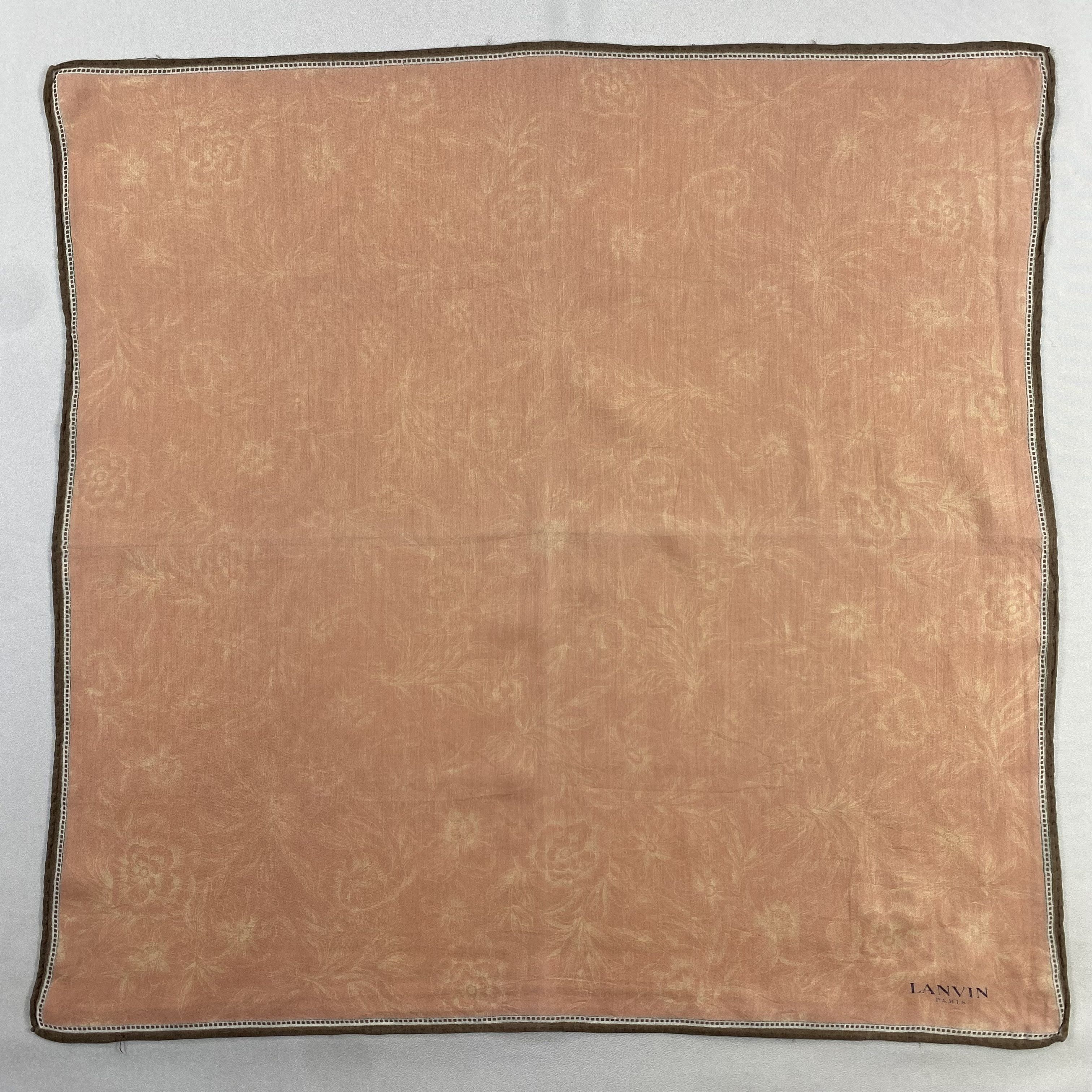 Lanvin × Vintage Lanvin Bandana/ Handkerchief / Neckerchief-P1297 Size ONE SIZE - 1 Thumbnail