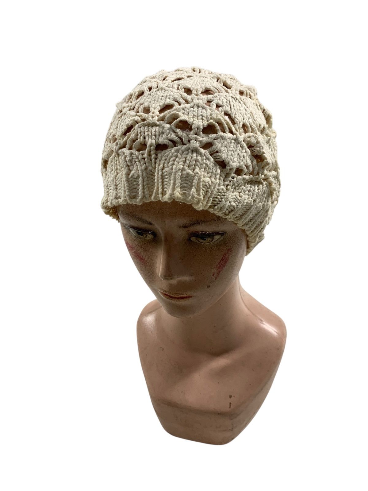 Kapital Crochet knitted beanie hats rare Size ONE SIZE - 1 Thumbnail