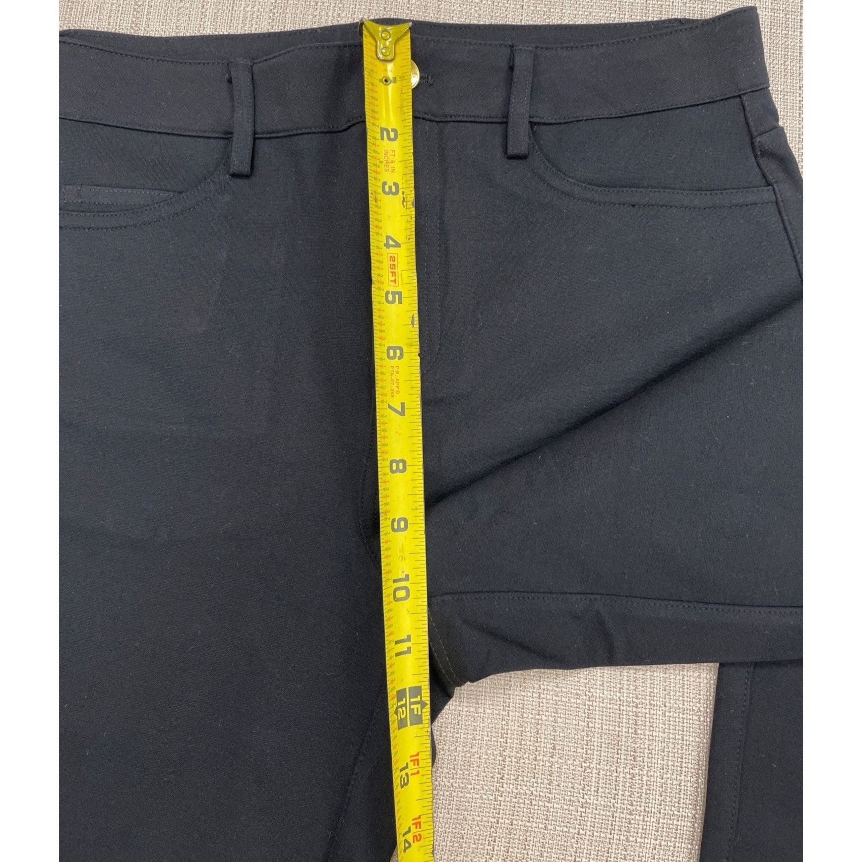 Michael Kors Michael Kors Women's Black Stretch Pants Size M SKU 1333 Size 29" - 4 Thumbnail