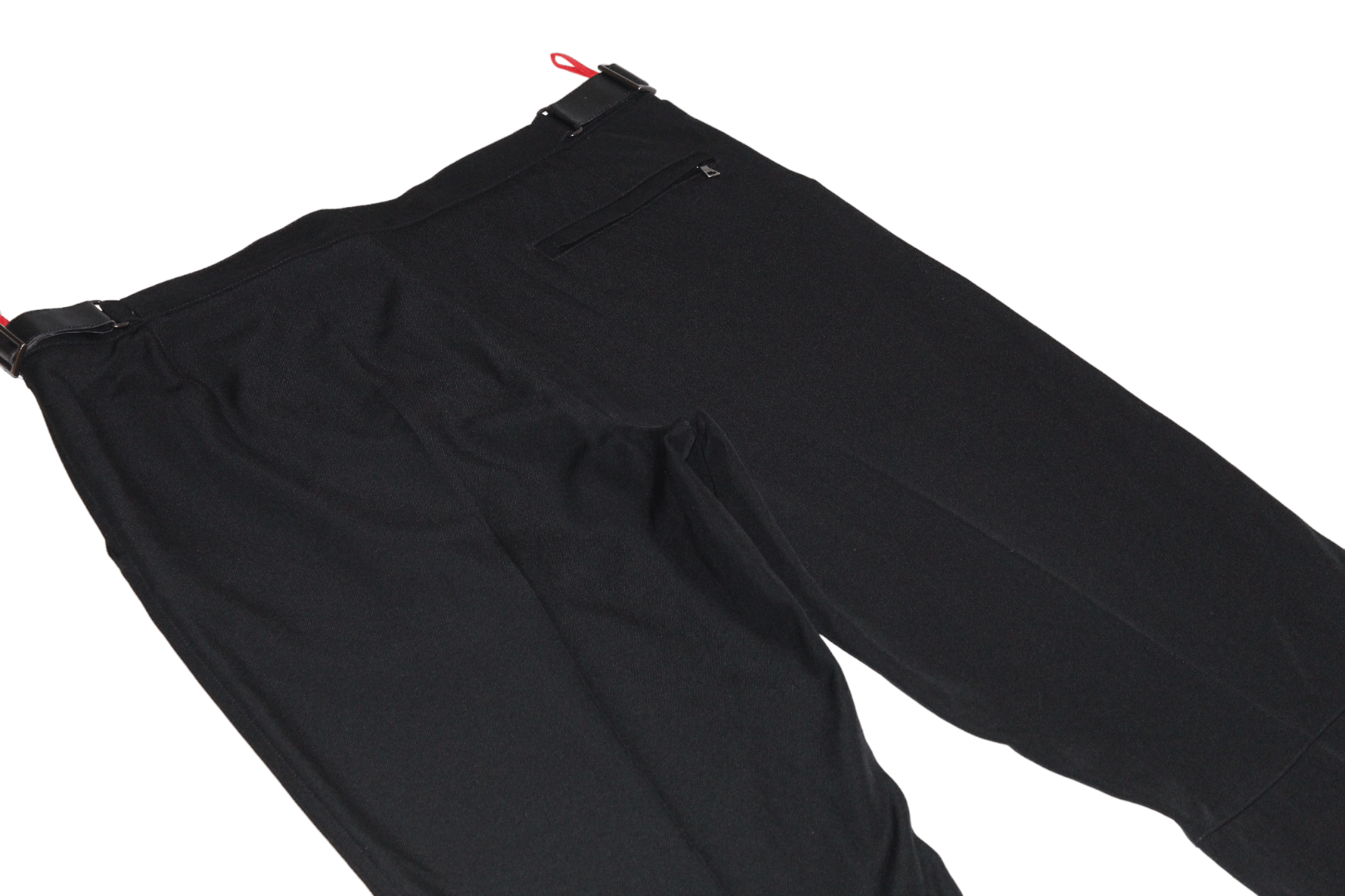 Prada Prada Linea Rossa Wide-leg Wool Twill Pants Pintuck Leather Size US 38 / EU 54 - 18 Thumbnail