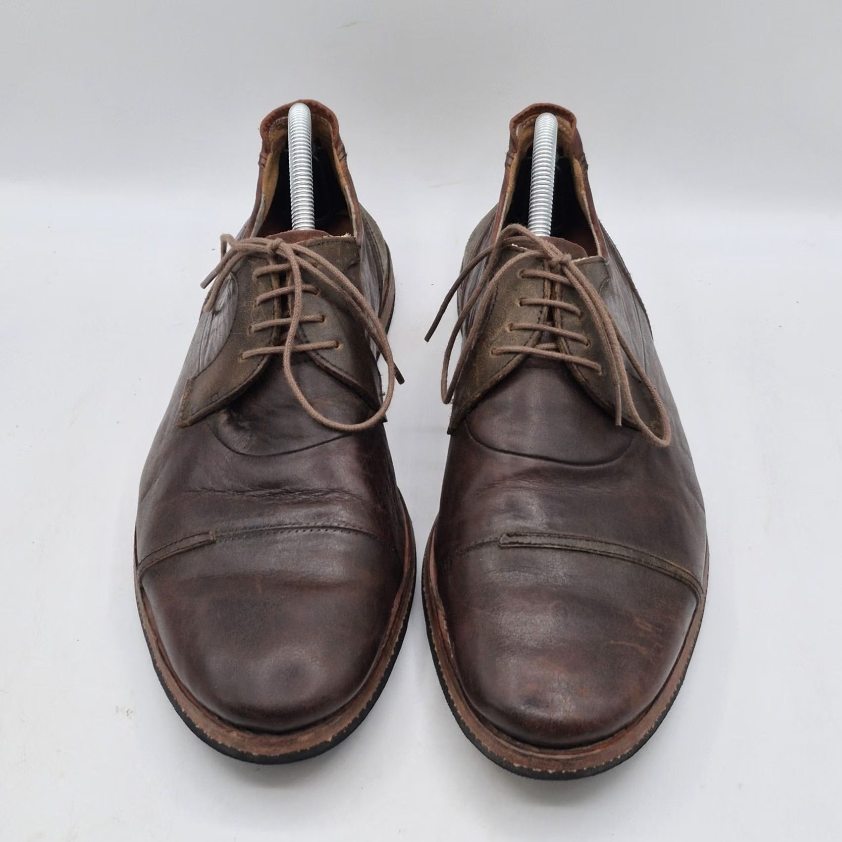 VINTAGE Timberland Boot Company Shoes Mens 10 Brown Leather  display picture 2