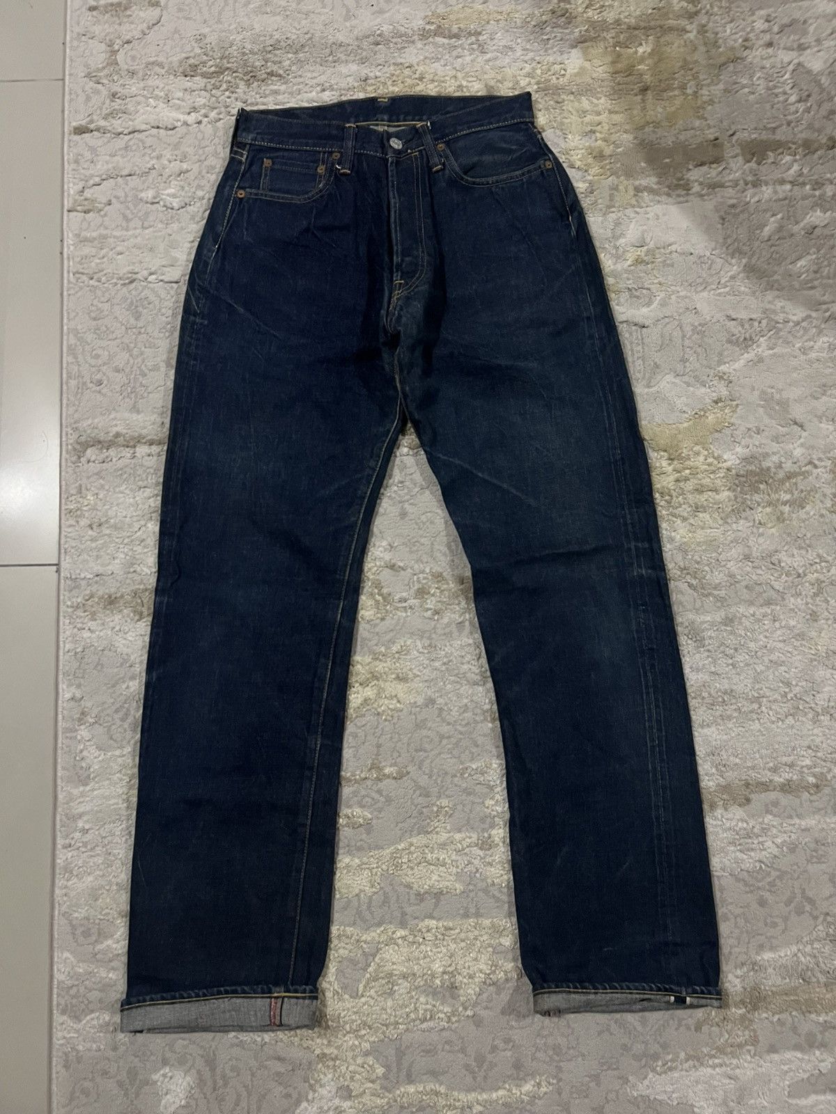 Oni Vintage Dope & Drakar Japan 14oz Indigo Selvaged Denim 501 Size US 28 / EU 44 - 6 Thumbnail