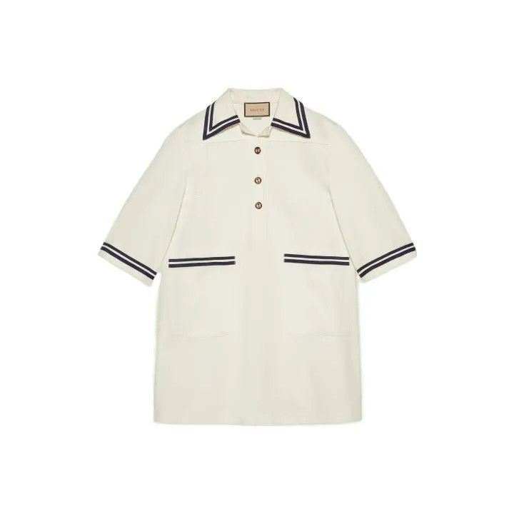 Gucci Gucci Striped Detail Short Sleeve Dress-2507 Size L / US 10 / IT 46 - 7 Thumbnail