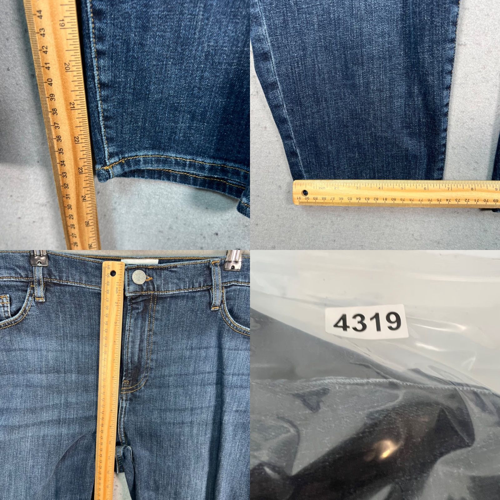 Frame FRAME Cropped Jeans Womens Size 34 Blue Distressed Mid-Rise Denim 5-Pocket Pocket 24in Inseam Size 24" / US 00 / IT 34 - 8 Thumbnail