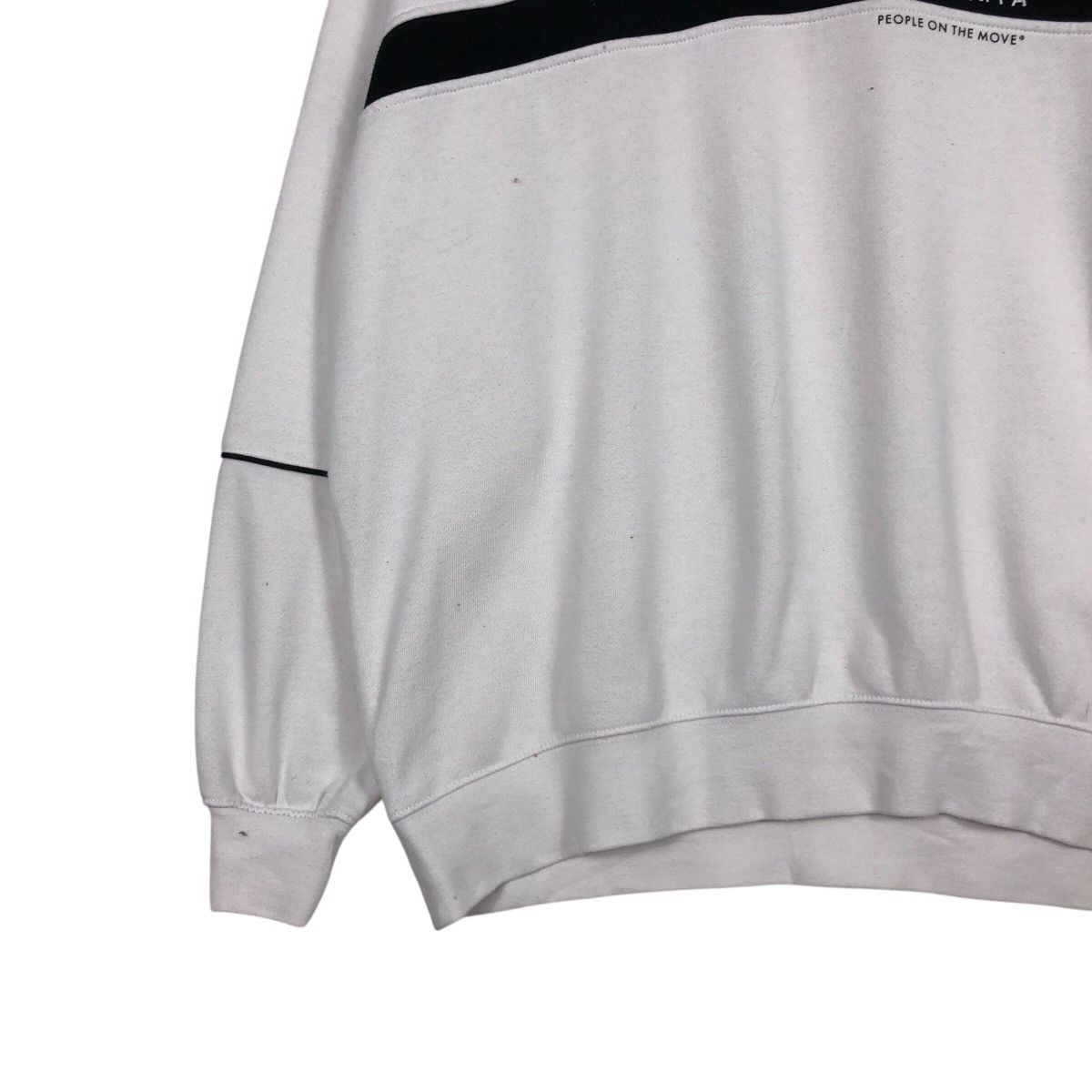 Japanese Brand Vintage Kappa Big Fit Sweat Black Chest Stripe, Minimal Logo Size US M / EU 48-50 / 2 - 5 Thumbnail