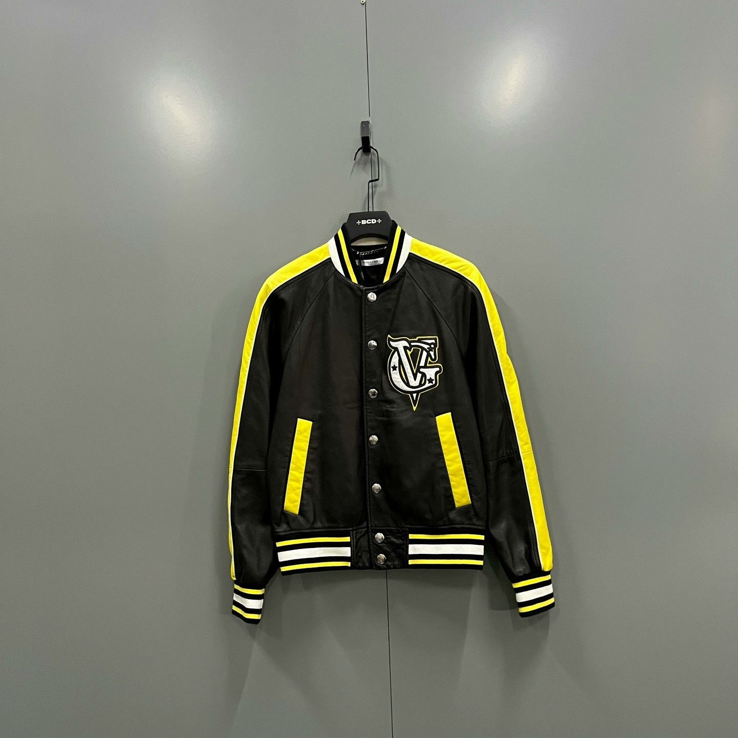 Givenchy Givenchy Colorblock Embroidered Leather Jacket Size US M / EU 48-50 / 2 - 1 Thumbnail