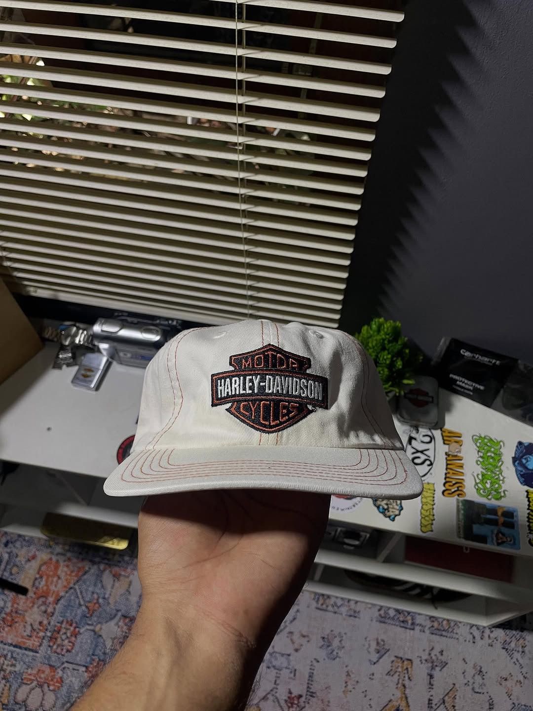 Harley Davidson Vintage 00's Hat Cap Harley Davidson Basic Size ONE SIZE - 2 Thumbnail
