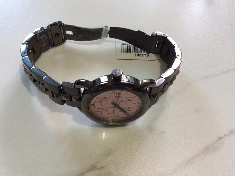 Karl Lagerfeld Karl Lagerfeld ladies cream dial black bracelet watch Size ONE SIZE - 4 Thumbnail