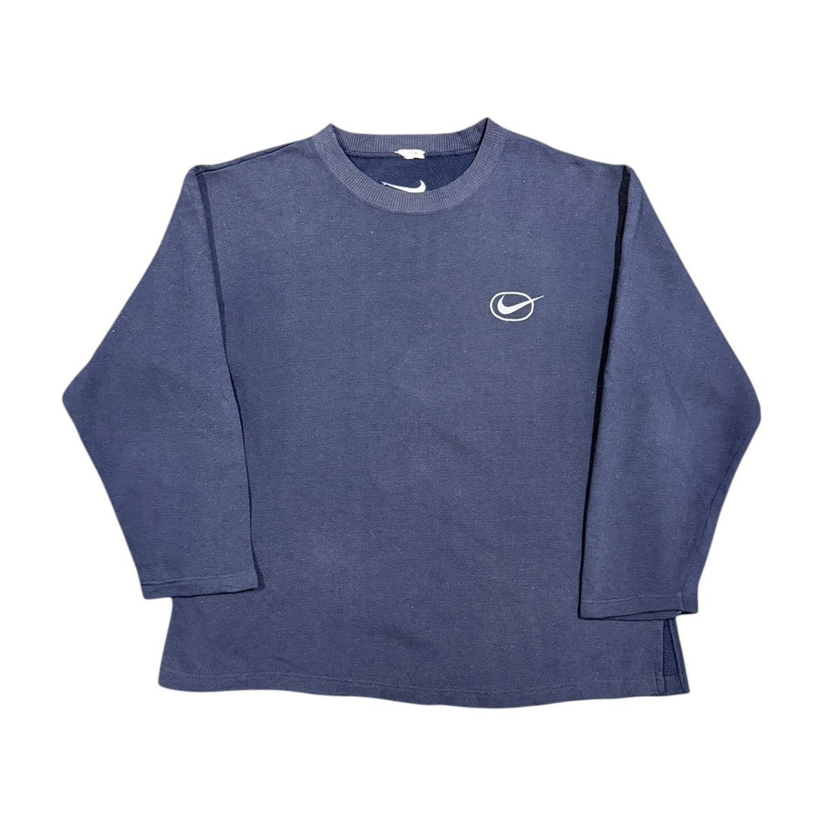 Nike Vtg🔥Y2k Sunfaded Nike Swoosh Eric Logo Longsleeve Size US L / EU 52-54 / 3 - 1 Thumbnail
