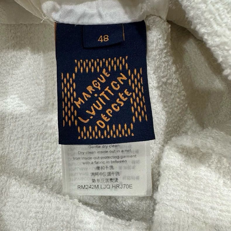 Louis Vuitton Louis Vuitton White turquoise collarless jacket Size US M / EU 48-50 / 2 - 7 Thumbnail