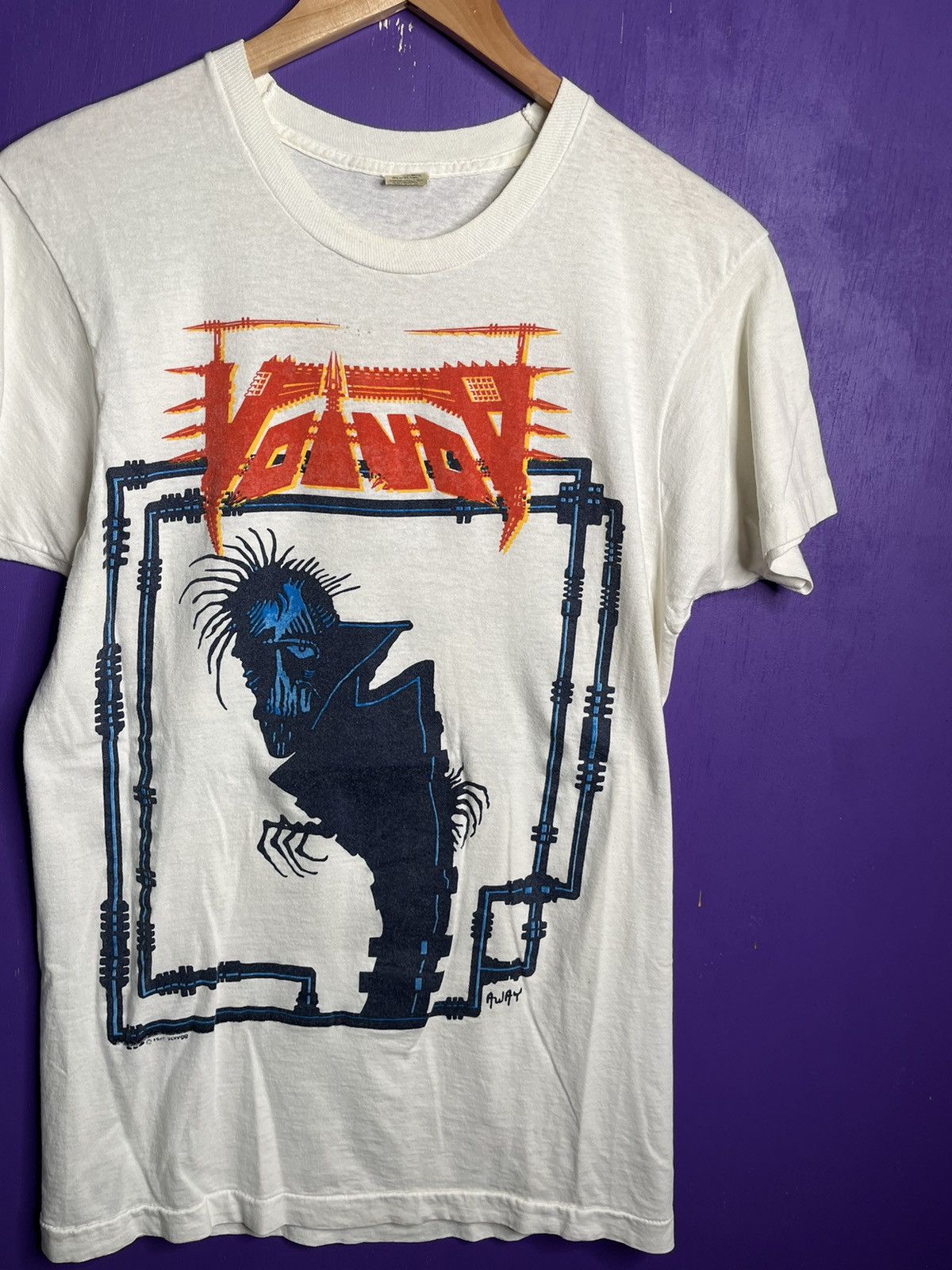 Band Tees × Vintage Vintage 1985 Rare Voivod USA tour t-shirt Size US M / EU 48-50 / 2 - 3 Thumbnail