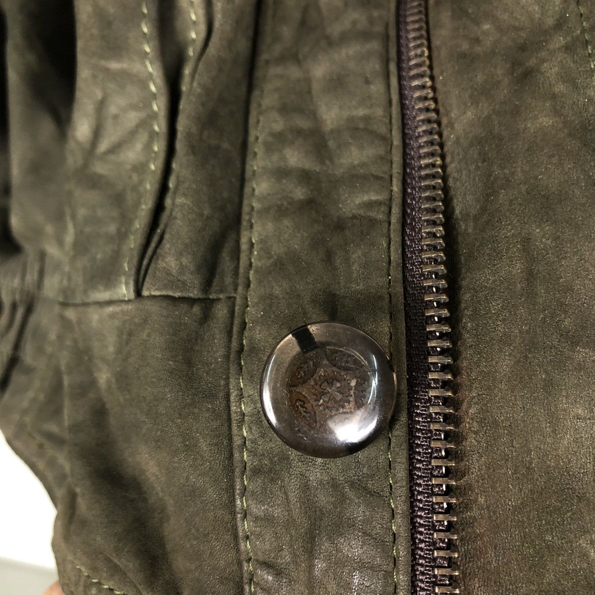 Japanese Brand × Vintage 📌Vintage Biker Bomber Leather Jacket Blanket Issey Miyake Size US L / EU 52-54 / 3 - 17 Thumbnail