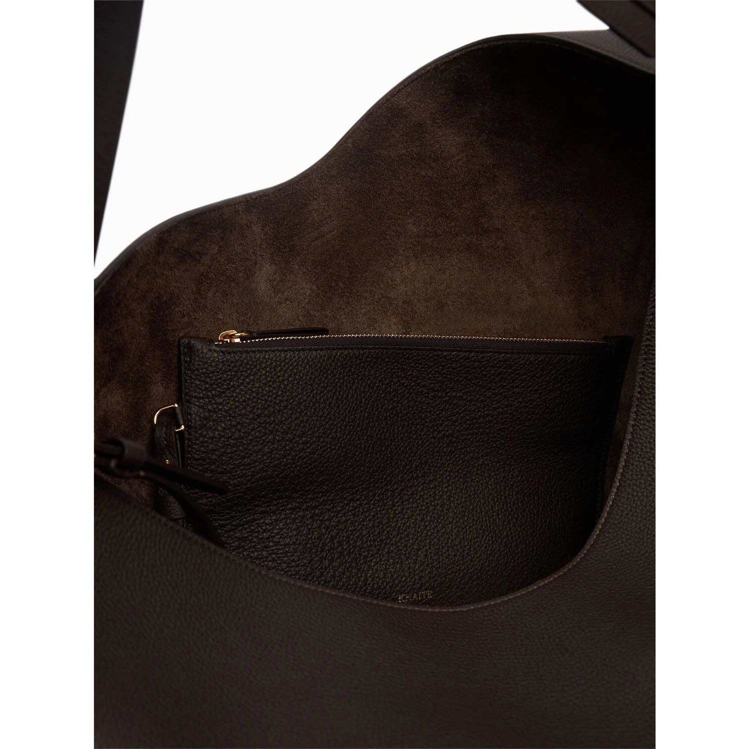 KHAITE KHAITE Lotus Medium $2900 Espresso Leather Tote Bag New And Size ONE SIZE - 4 Thumbnail