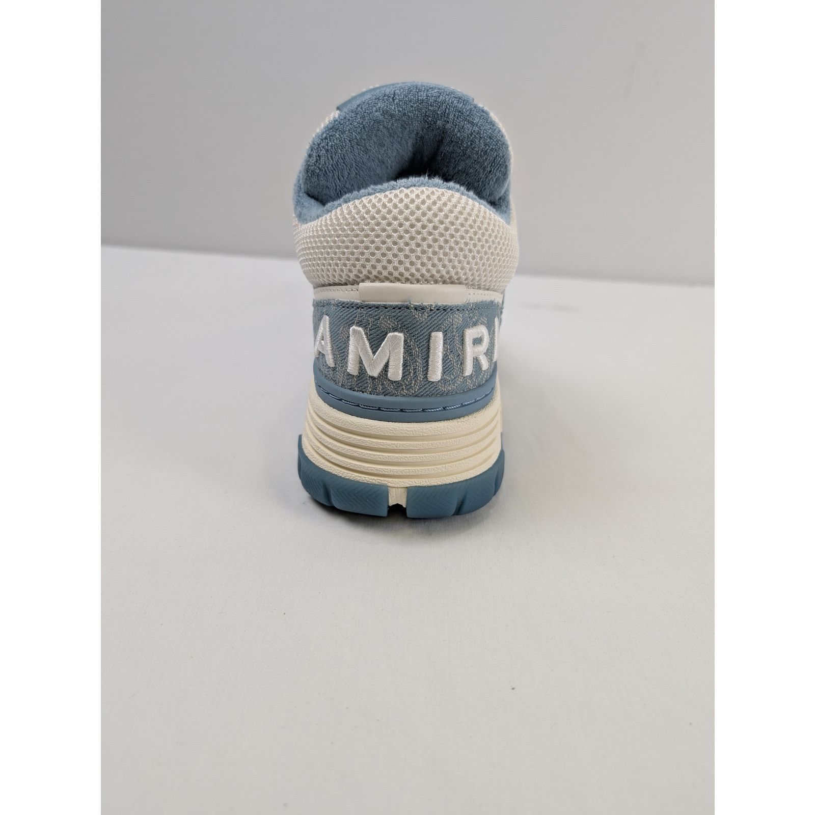 Amiri o1rshd1 Bandana Denim MA-1 Sneakers in Dusty Blue Size US 11 / EU 44 - 12 Thumbnail