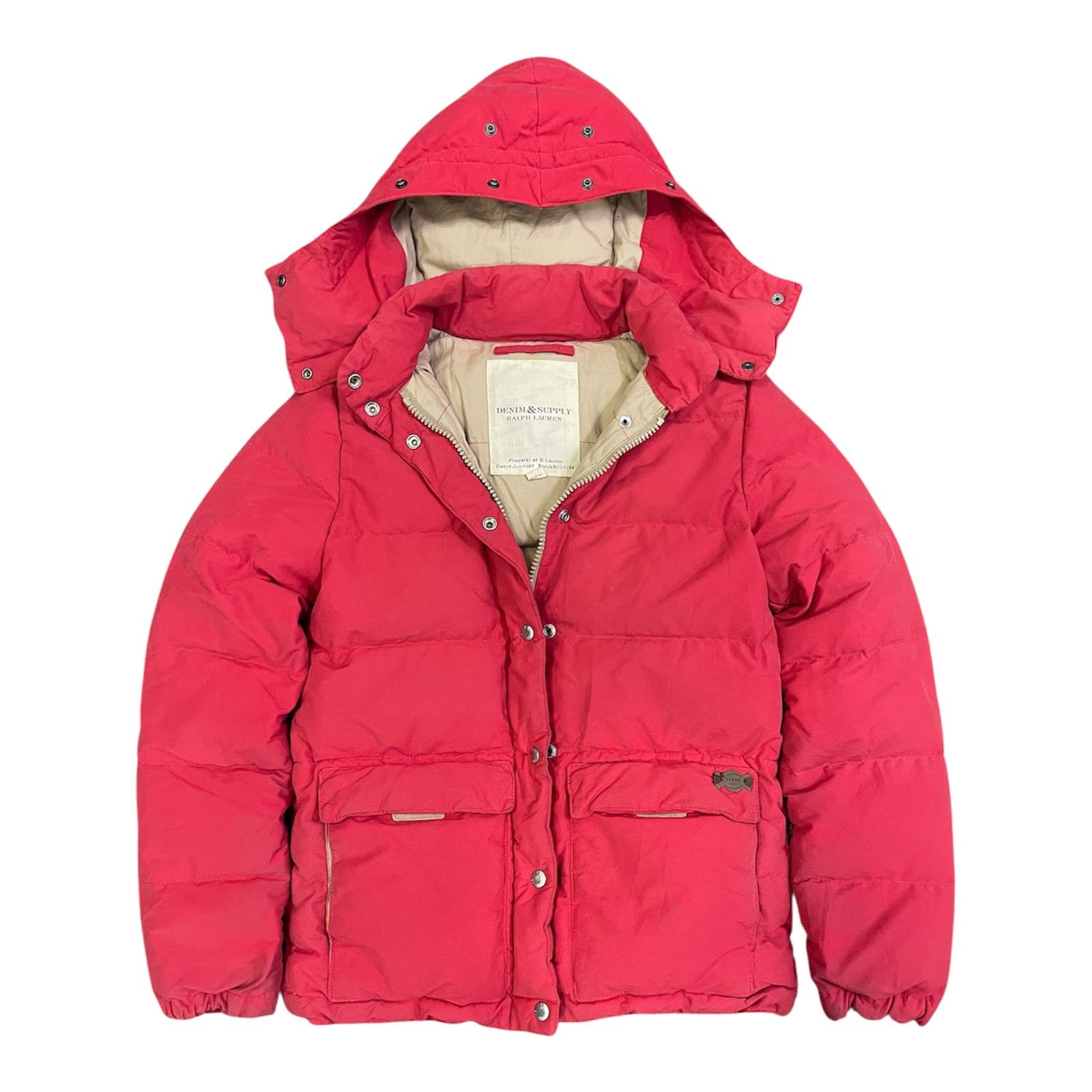 Red Balaclava Down Puffer Jacket