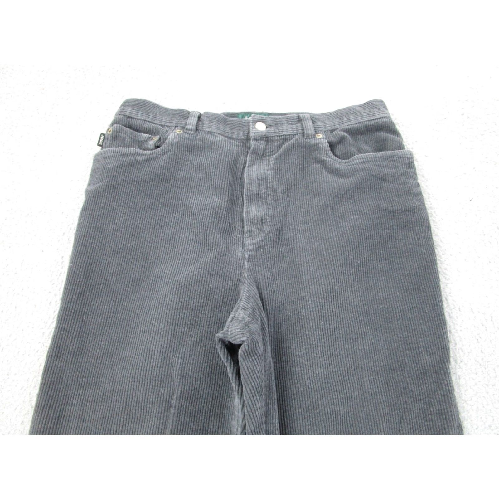 Ralph Lauren VINTAGE Ralph Lauren Pants Womens 14 Gray 90s High Rise Corduroy 32 Waist Ankle Straight Men's? Size 36" / US 14 / IT 50 - 2 Thumbnail