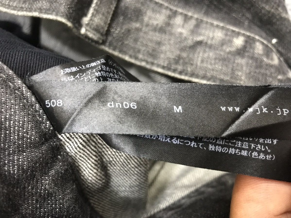 Japanese Brand 💥FLARE💥wjk Avant Garde Designer Claw Fade Curved Denim F69 Size US 30 / EU 46 - 17 Thumbnail