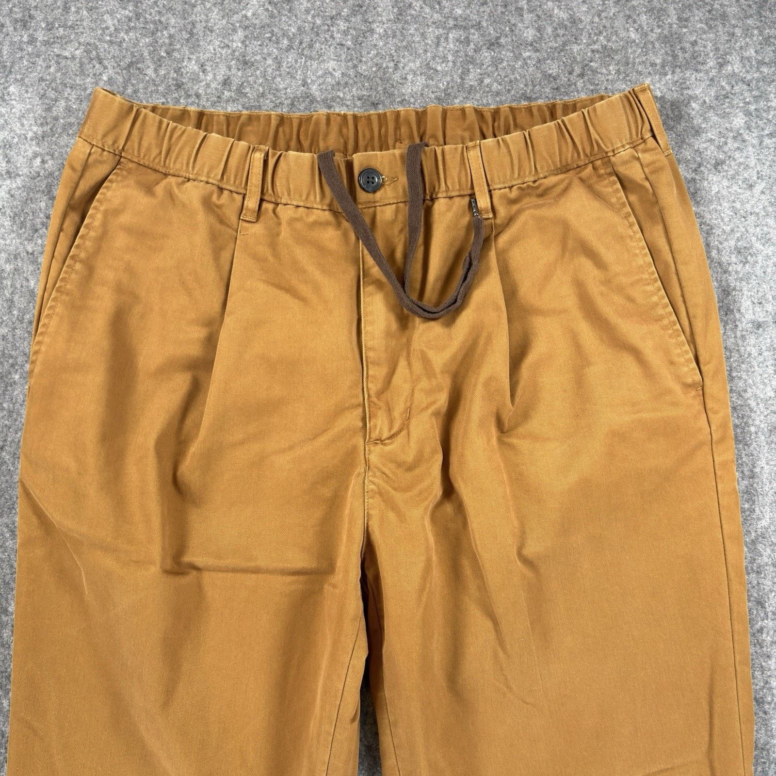 Lands' End Lands' End Men's Drawstring Chino Pants Large 36-38 Brown Size US 36 / EU 52 - 2 Thumbnail