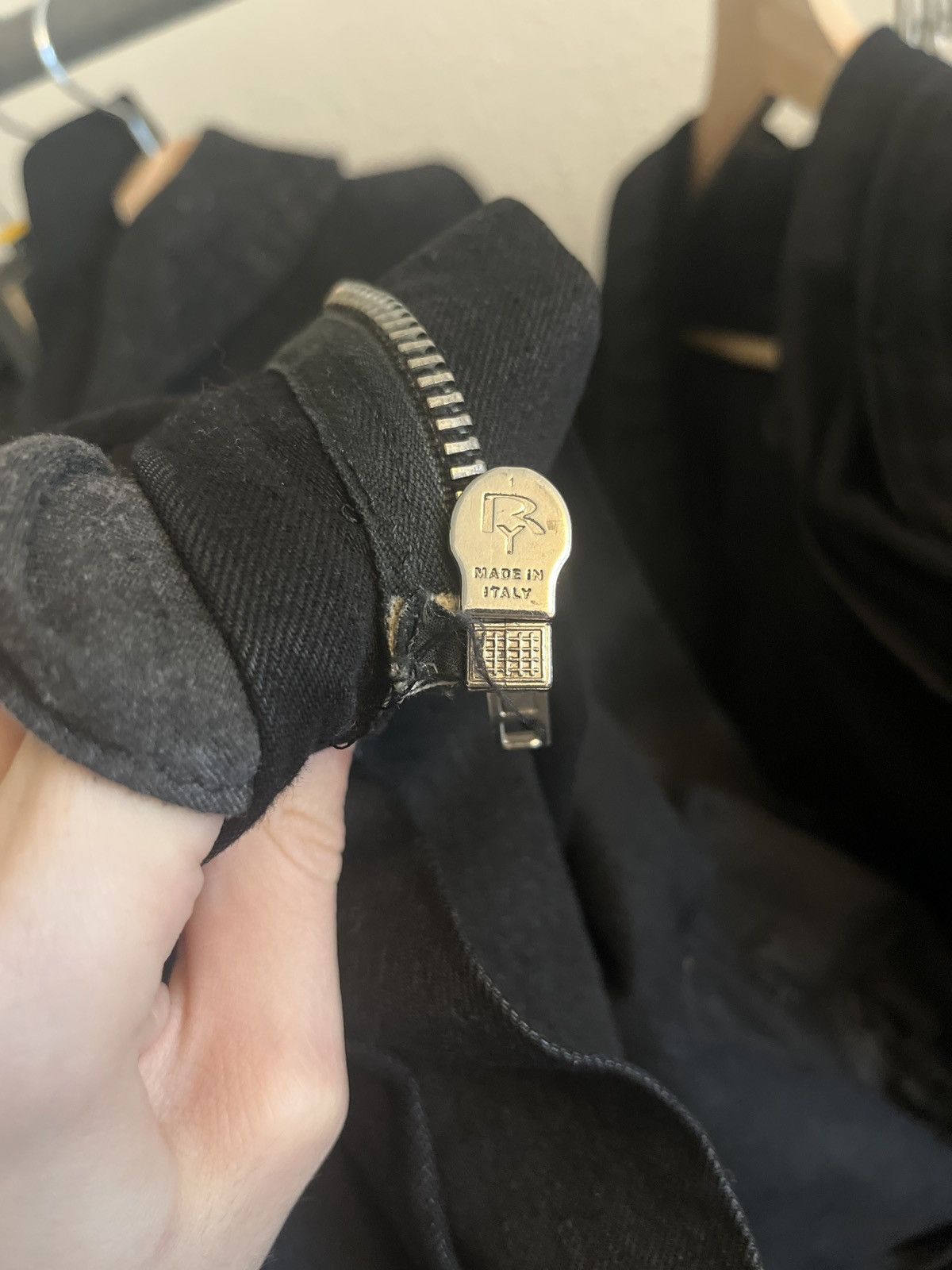 Rick Owens Drkshdw Rick Owens Waxed Denim Parka Size US S / EU 44-46 / 1 - 13 Thumbnail