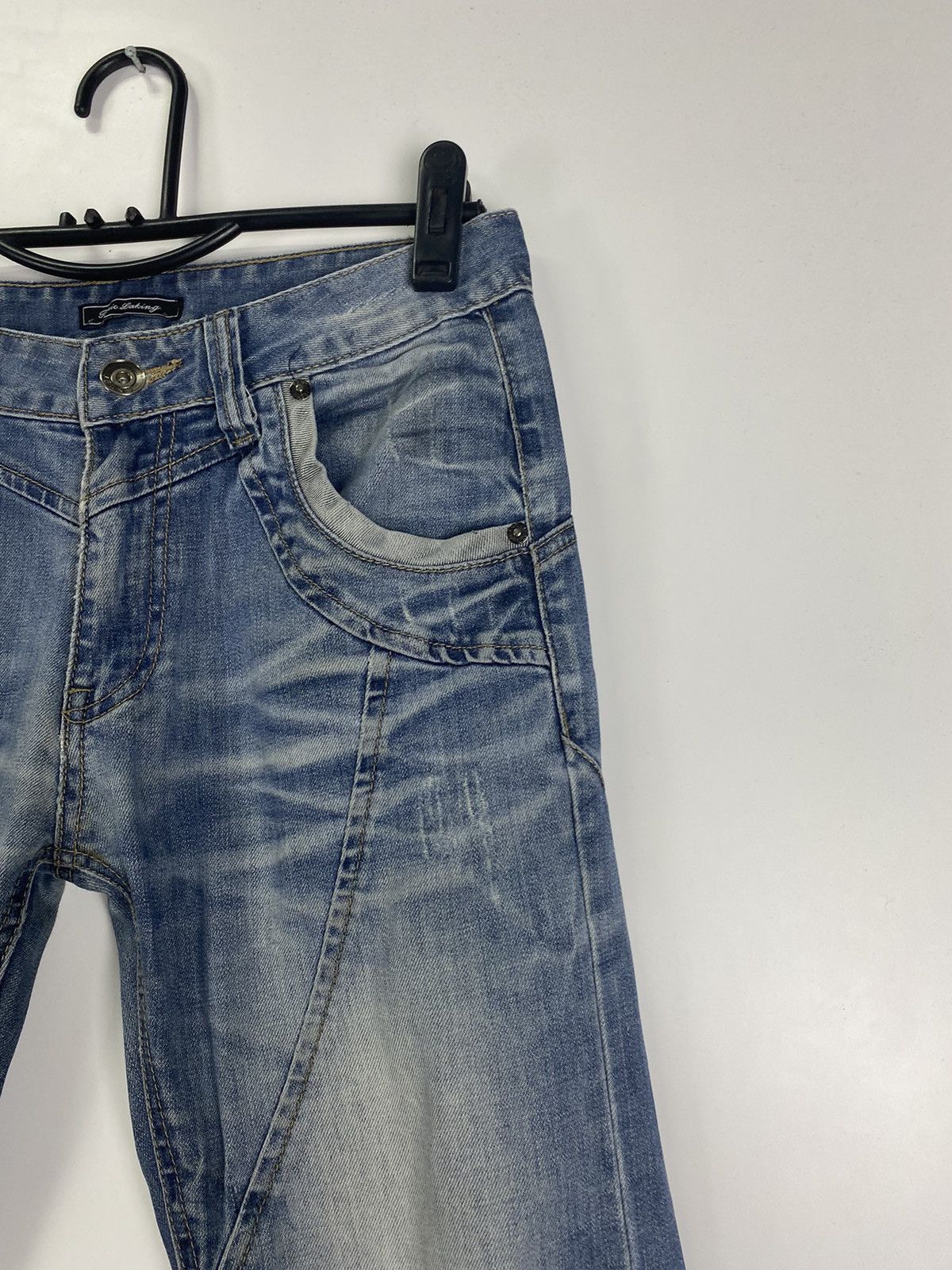 Japanese Brand Vintage Distressed Jeans Size US 30 / EU 46 - 3 Thumbnail