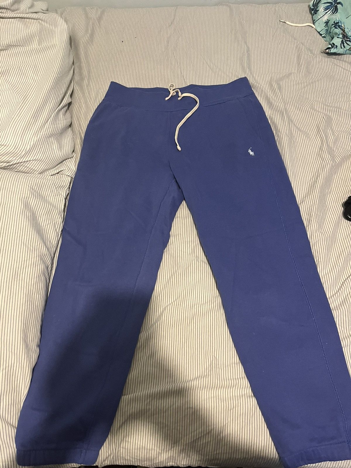 image of Polo Ralph Laurent Men’S Cotton Sweatpants in Purple, Men's (Size 34)