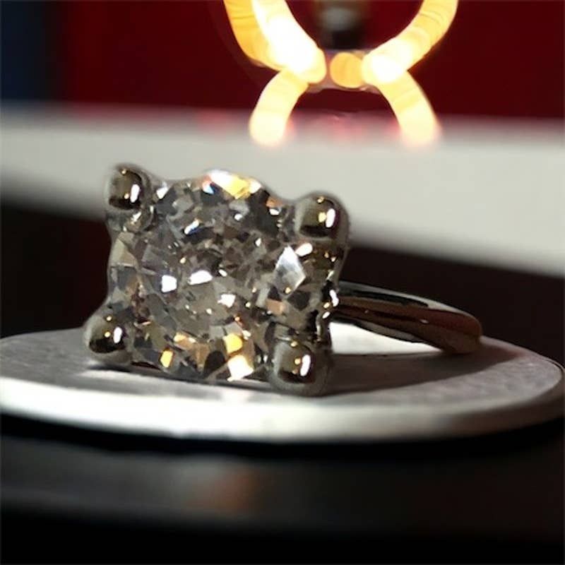Other Cubic Zirconia Engagement Wedding Travel SizeAdjustable Ring Size ONE SIZE - 3 Thumbnail