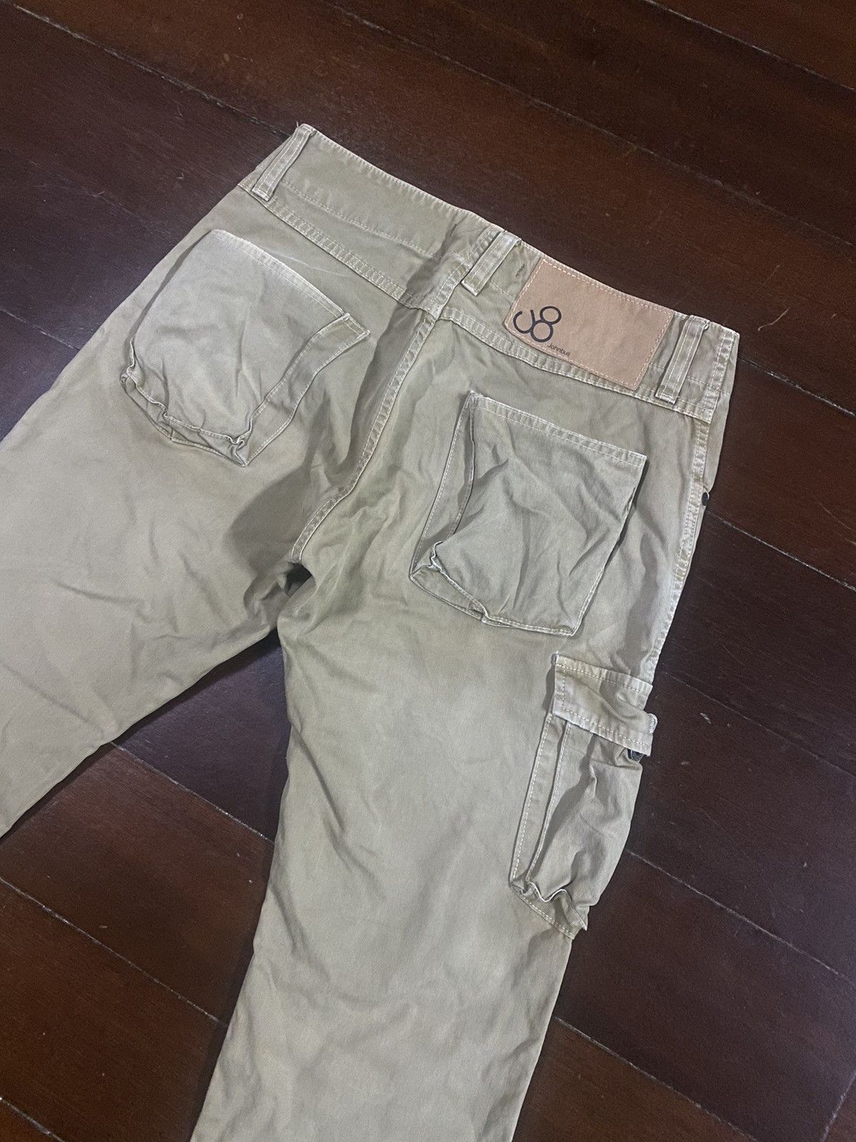 Blue Blue Japan Rare JOHNBULL cargo Denim Jeans faded Size US 31 - 12 Thumbnail