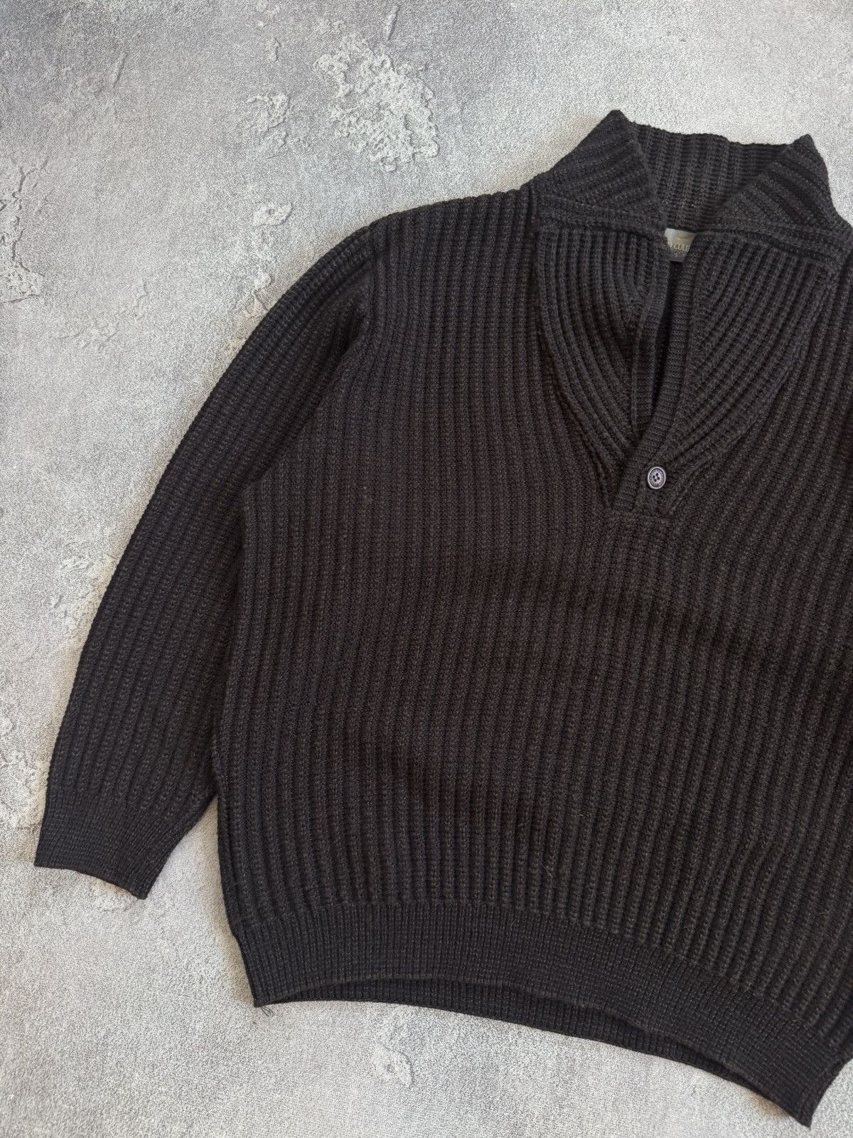 Carlo Colucci Carlo Colucci 54size brown sweater knitwear jumper pullover Size US XL / EU 56 / 4 - 6 Thumbnail