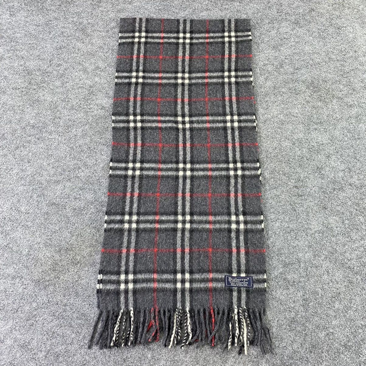 Burberry × Vintage Burberry Cashmere Muffler / Scarf / Neckwear-K058 Size ONE SIZE - 3 Thumbnail