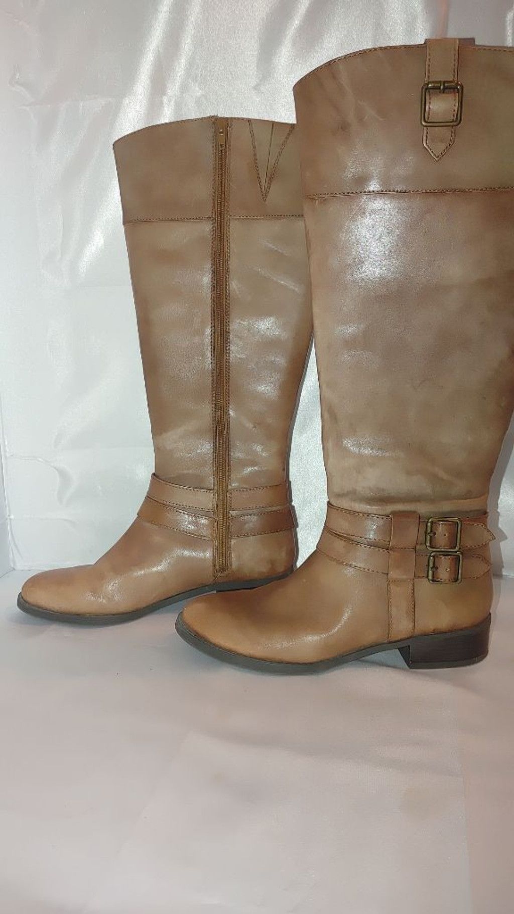 UNIK International Inc. INC International Concepts Frankii Leather Boots Size 8 Size US 8 / IT 38 - 3 Thumbnail