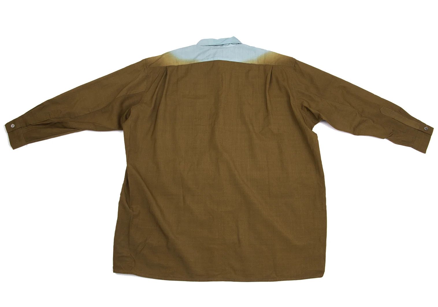 Yohji Yamamoto Yohji Yamamoto Wool Gradient Long Sleeve Shirt Size US M / EU 48-50 / 2 - 12 Thumbnail