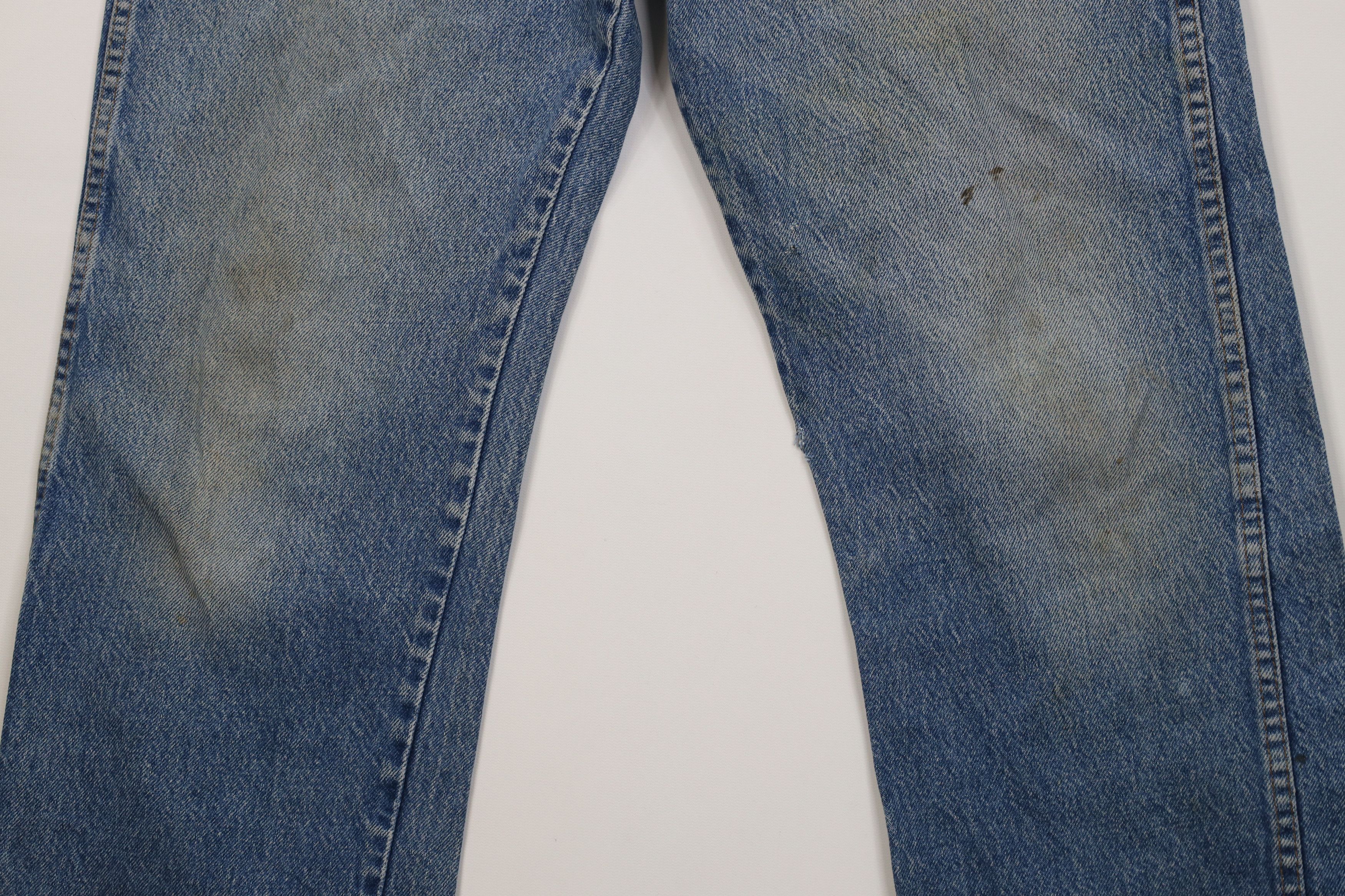 Vintage Vintage 70s Streetwear Wide Leg Denim Jeans Blue Cotton USA Size US 34 / EU 50 - 3 Thumbnail