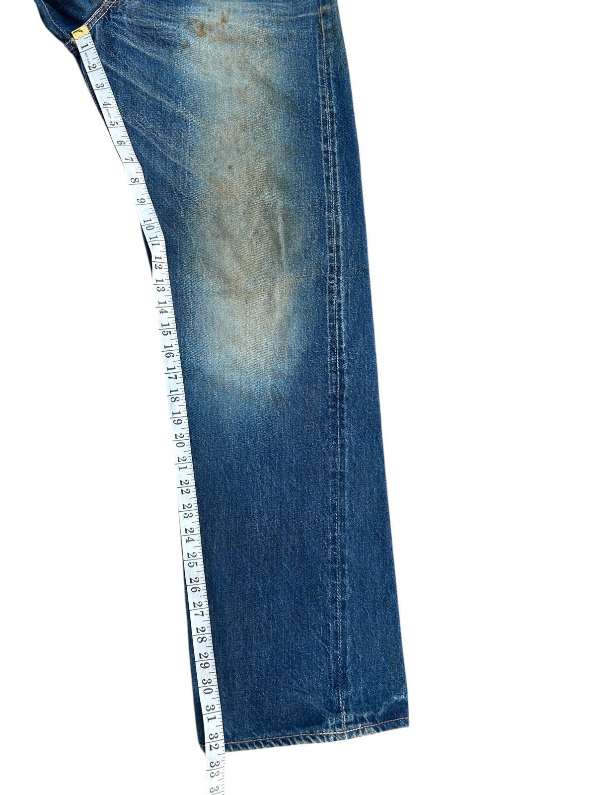 Evisu VINTAGE EVISU DAICOCK SELVEDGE MADE IN JAPAN DENIM JEANS Size US 33 - 23 Thumbnail