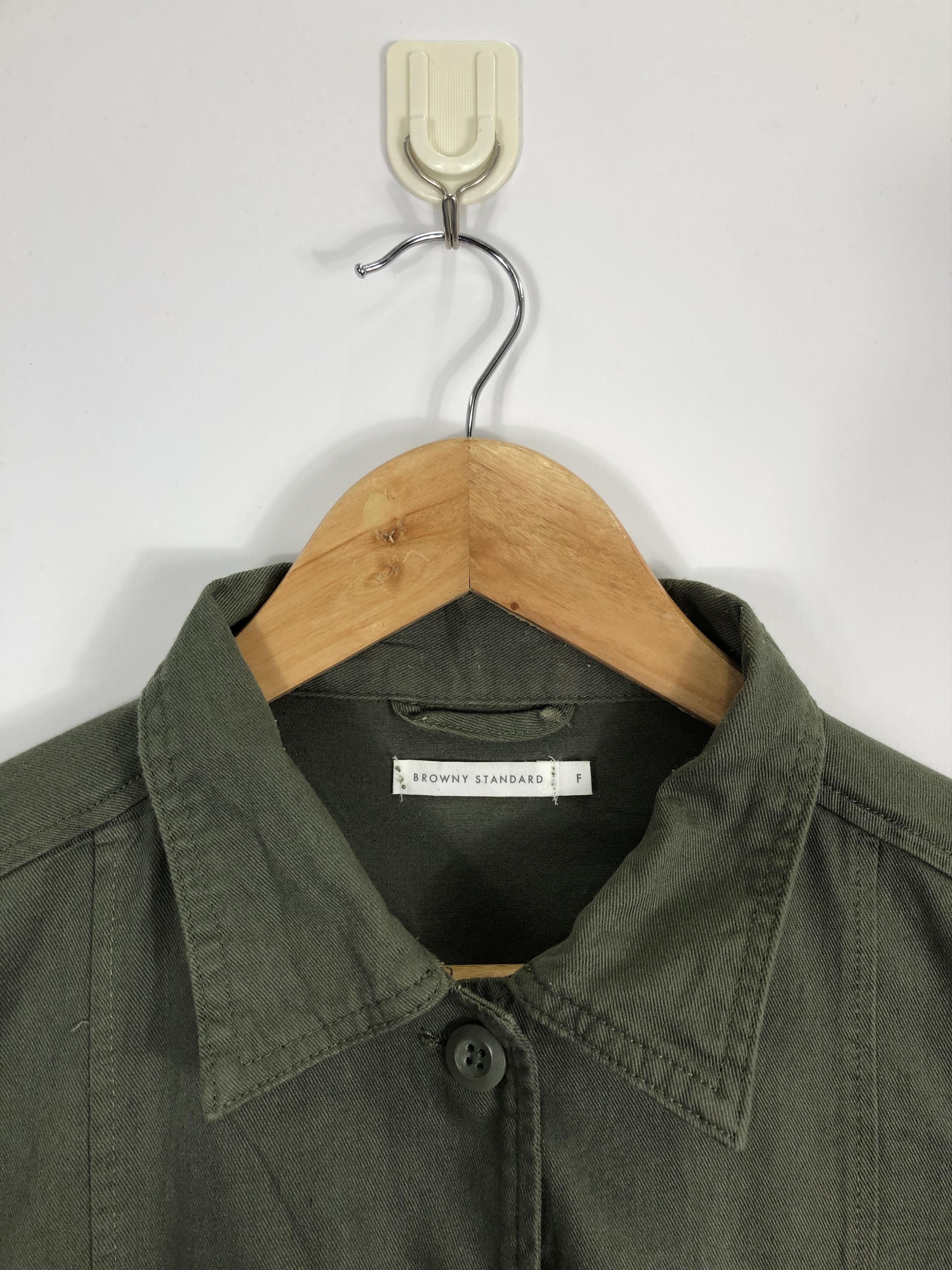 Vintage Vintage Us Army Green Denim Jacket J0663 Size US M / EU 48-50 / 2 - 5 Thumbnail