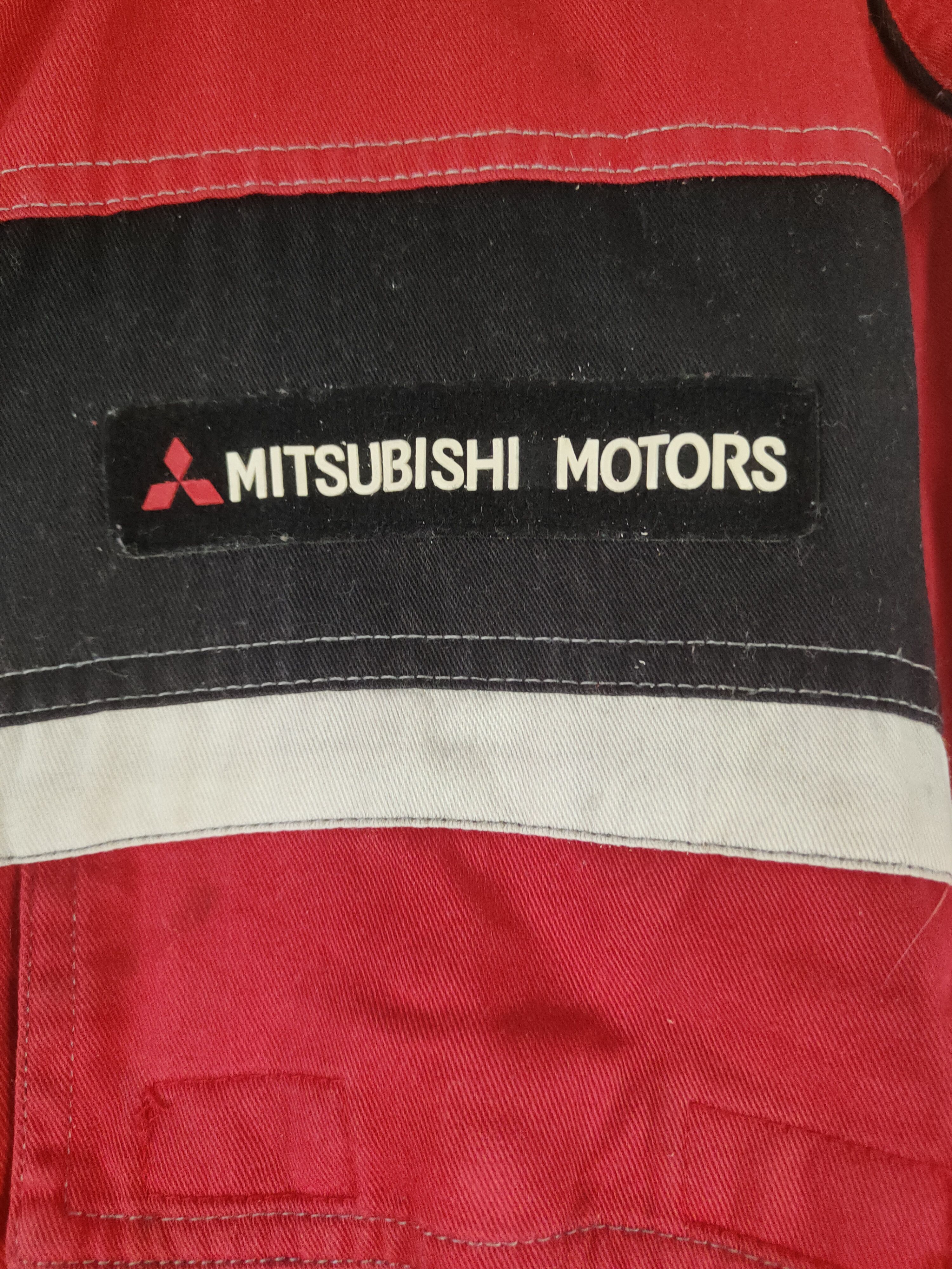 Vintage DL Rally Art Red Mitsubishi Motors staff Coverall #46-201T Size US 34 / EU 50 - 6 Thumbnail