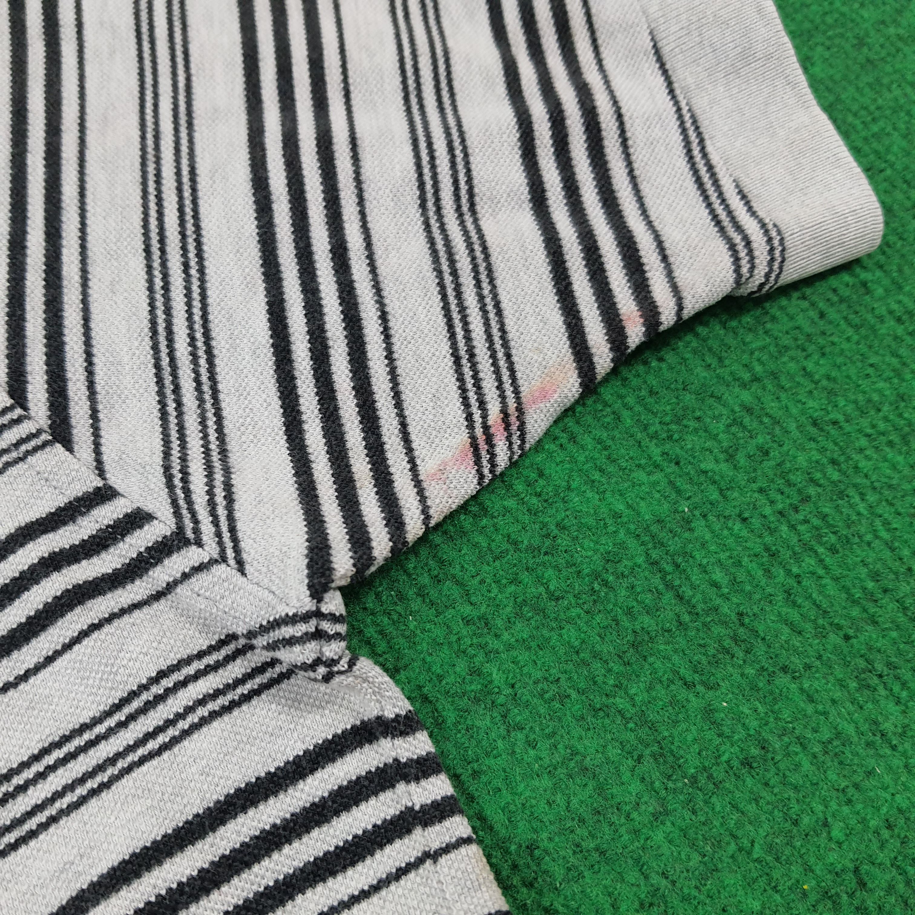 Vintage × Yves Saint Laurent Vintage Yves Saint Laurent YSL Striped Polo Shirt C196N76 Size US M / EU 48-50 / 2 - 5 Thumbnail