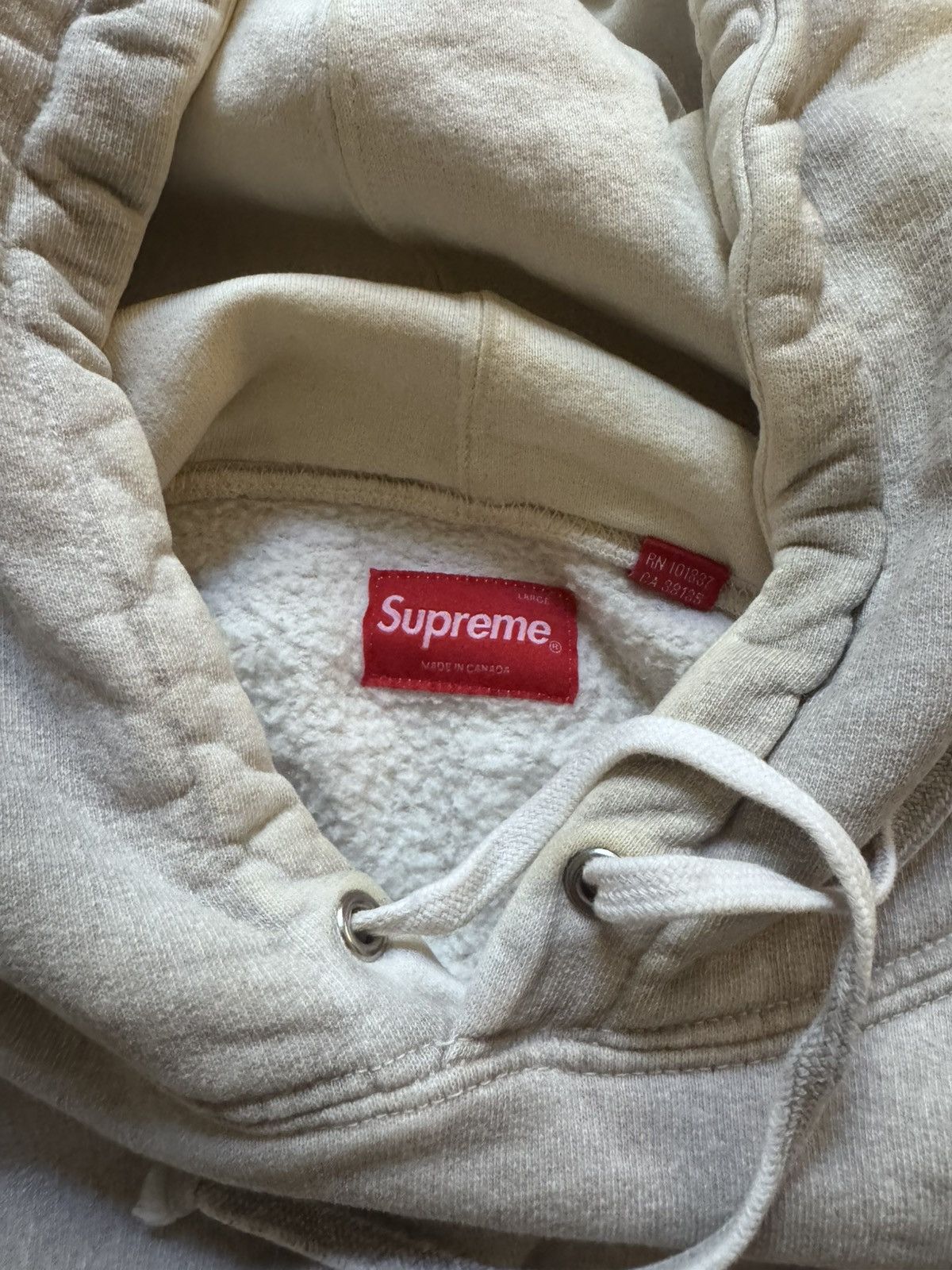 Supreme Vintage looking overdyed ”S” Supreme pullover hoodie Size US L / EU 52-54 / 3 - 2 Thumbnail