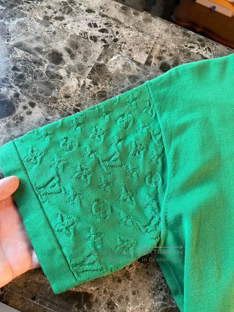 Louis Vuitton Louis Vuitton green short sleeves Size US XL / EU 56 / 4 - 3 Thumbnail