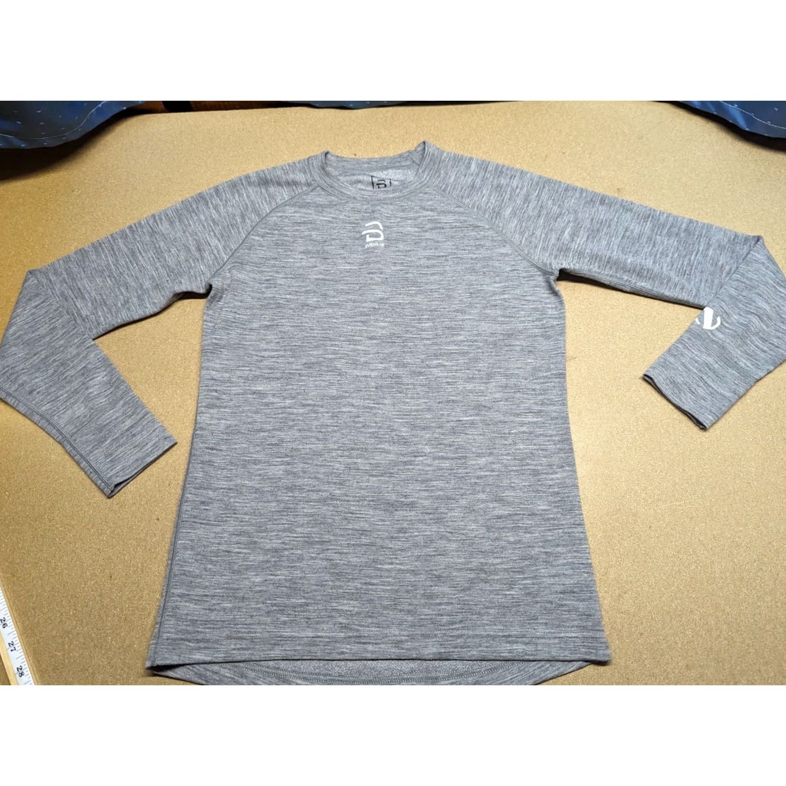 Layer 8 Bjorn Daehlie Base Layer Shirt Womens Medium Northug Gray Sports Ski Mountain Size M / US 6-8 / IT 42-44 - 2 Thumbnail