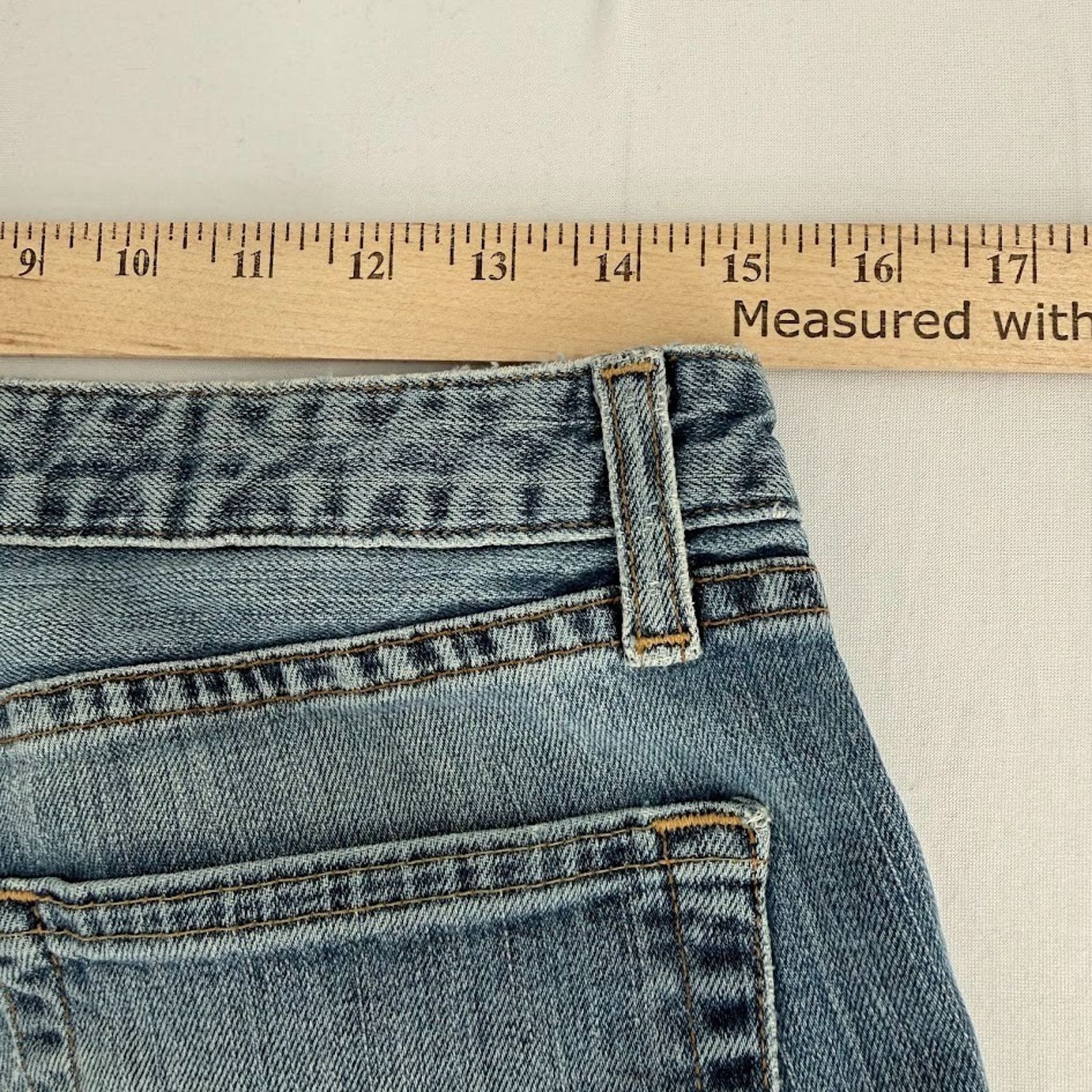 Gap Gap Womens Jeans Size 10 Light Wash Stretch Vintage Size 32" / US 10 / IT 46 - 9 Thumbnail
