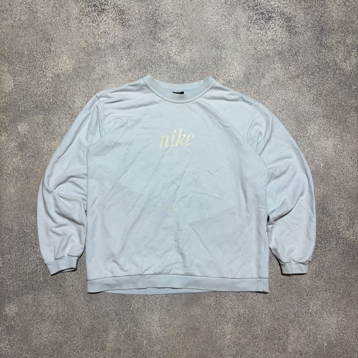 Nike × Vintage Nike Vintage Center Logo Sweatshirt Y2K Mens size M Size US M / EU 48-50 / 2 - 1 Thumbnail