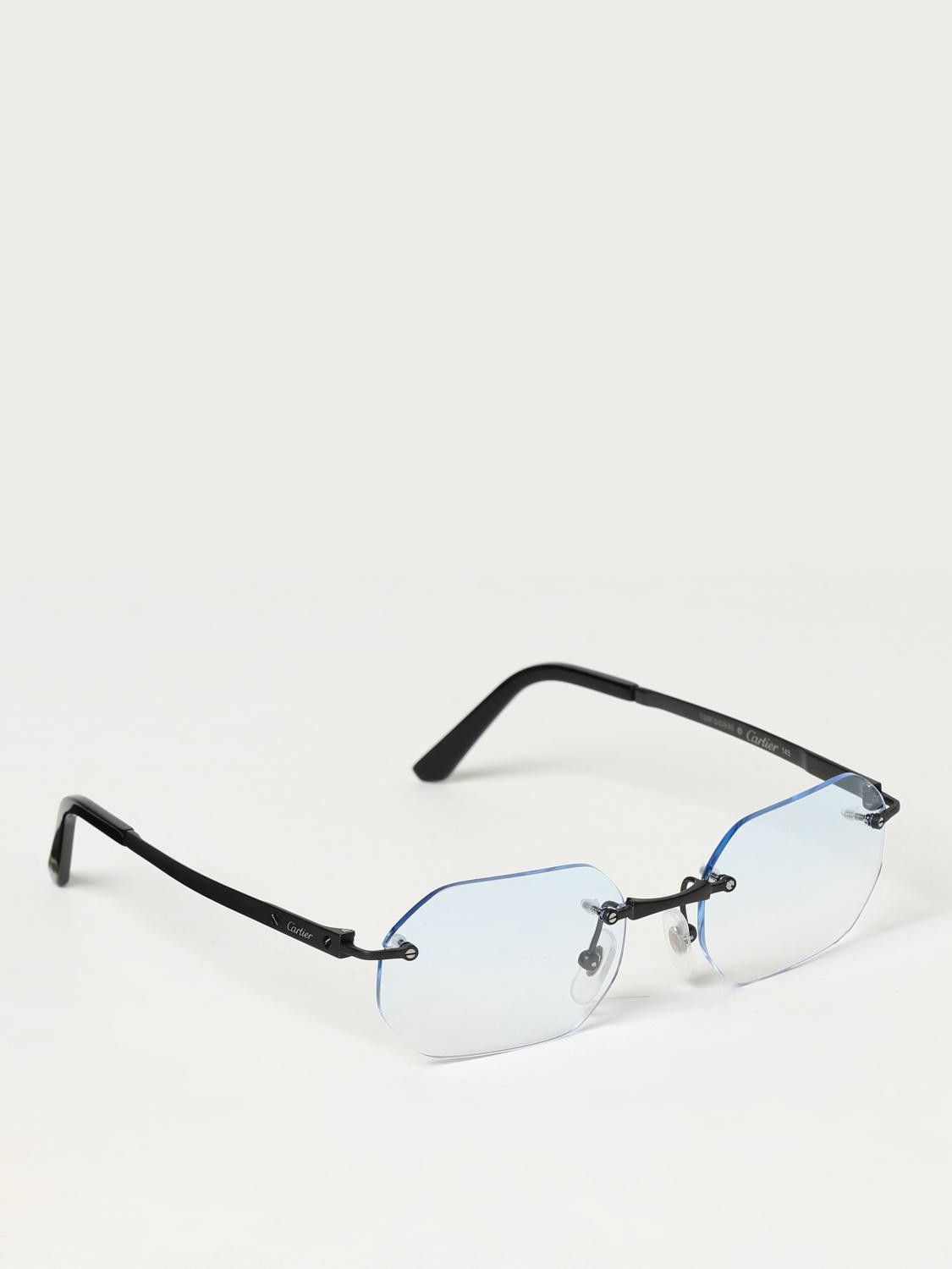 Cartier Cartier Optical Frames Men Black Size ONE SIZE - 1 Thumbnail